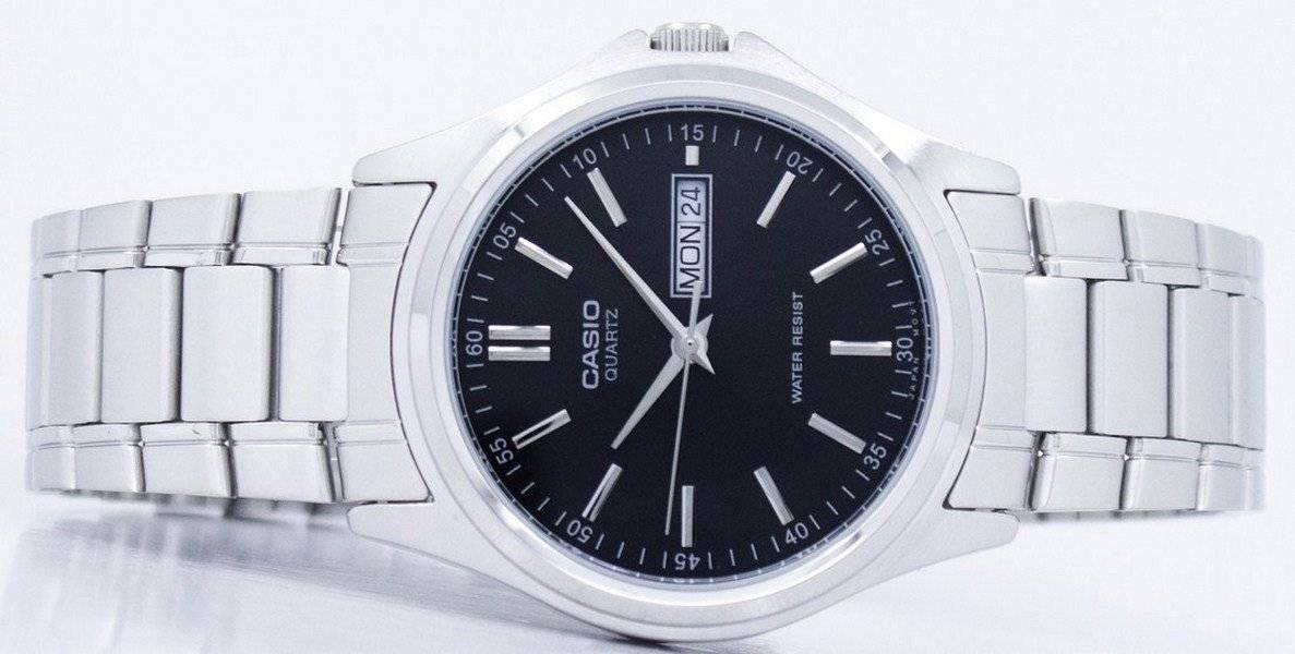 Casio Enticer Quartz Analog Black Dial MTP - 1239D - 1ADF MTP - 1239D - 1A Men's Watch - Prestige Stones