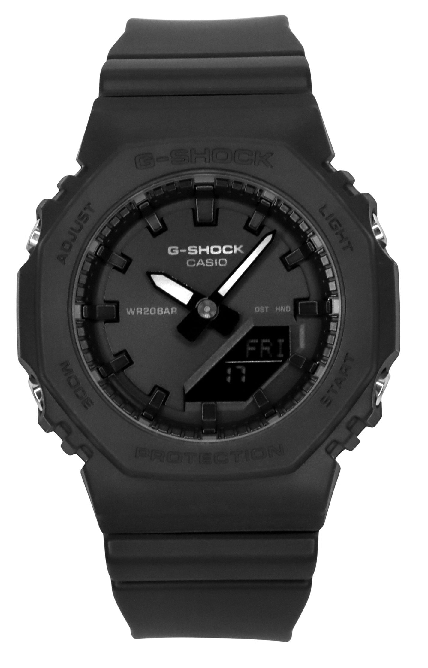 Casio G - Shock Analog Digital Bio - Based Resin Black Dial Quartz GMA - P2100BB - 1A 200M Women's Watch - Prestige Stones