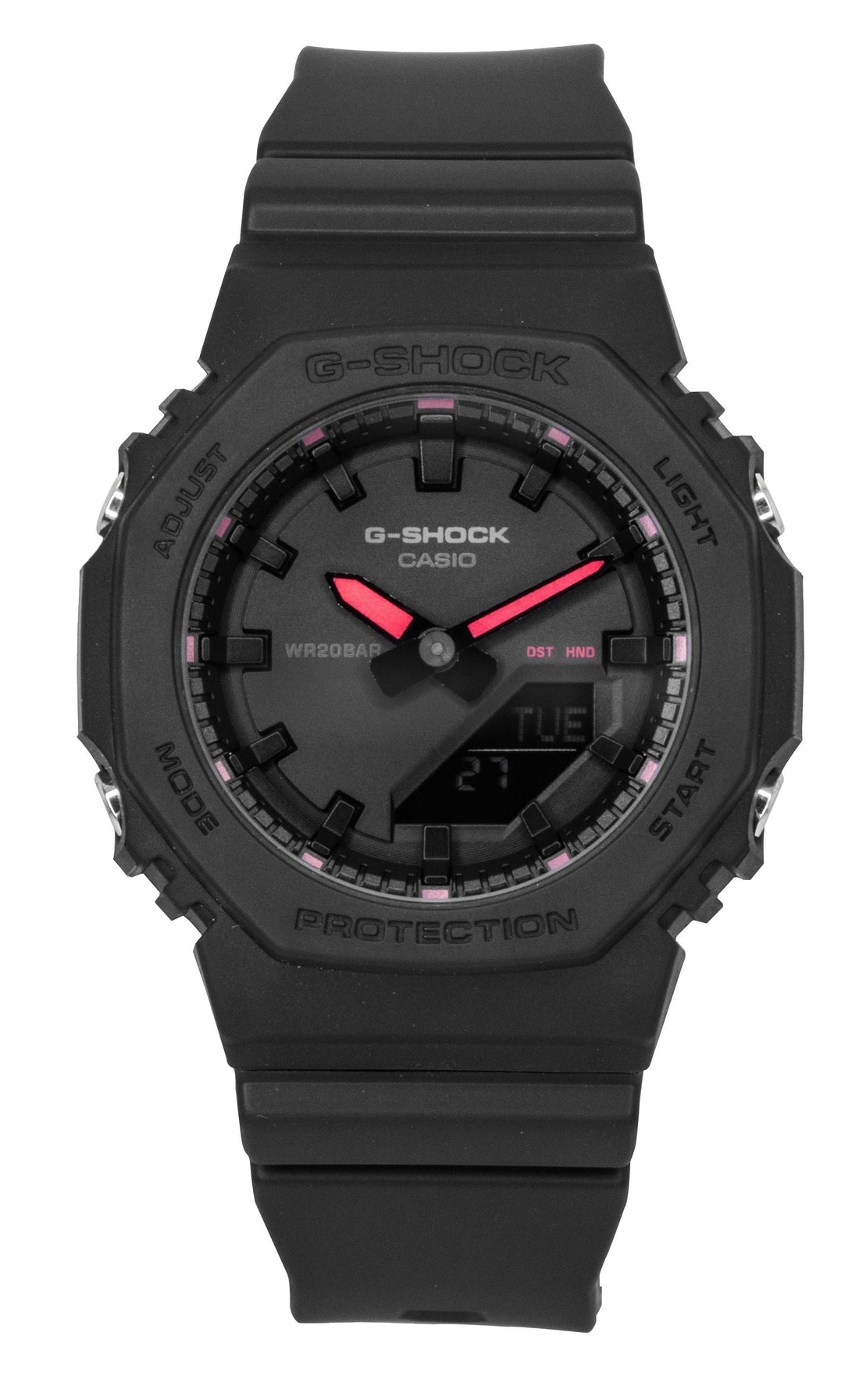 Casio G - Shock Analog Digital Bio - Based Resin Black Dial Quartz GMA - P2100SA - 1A1 200M Women's Watch - Prestige Stones