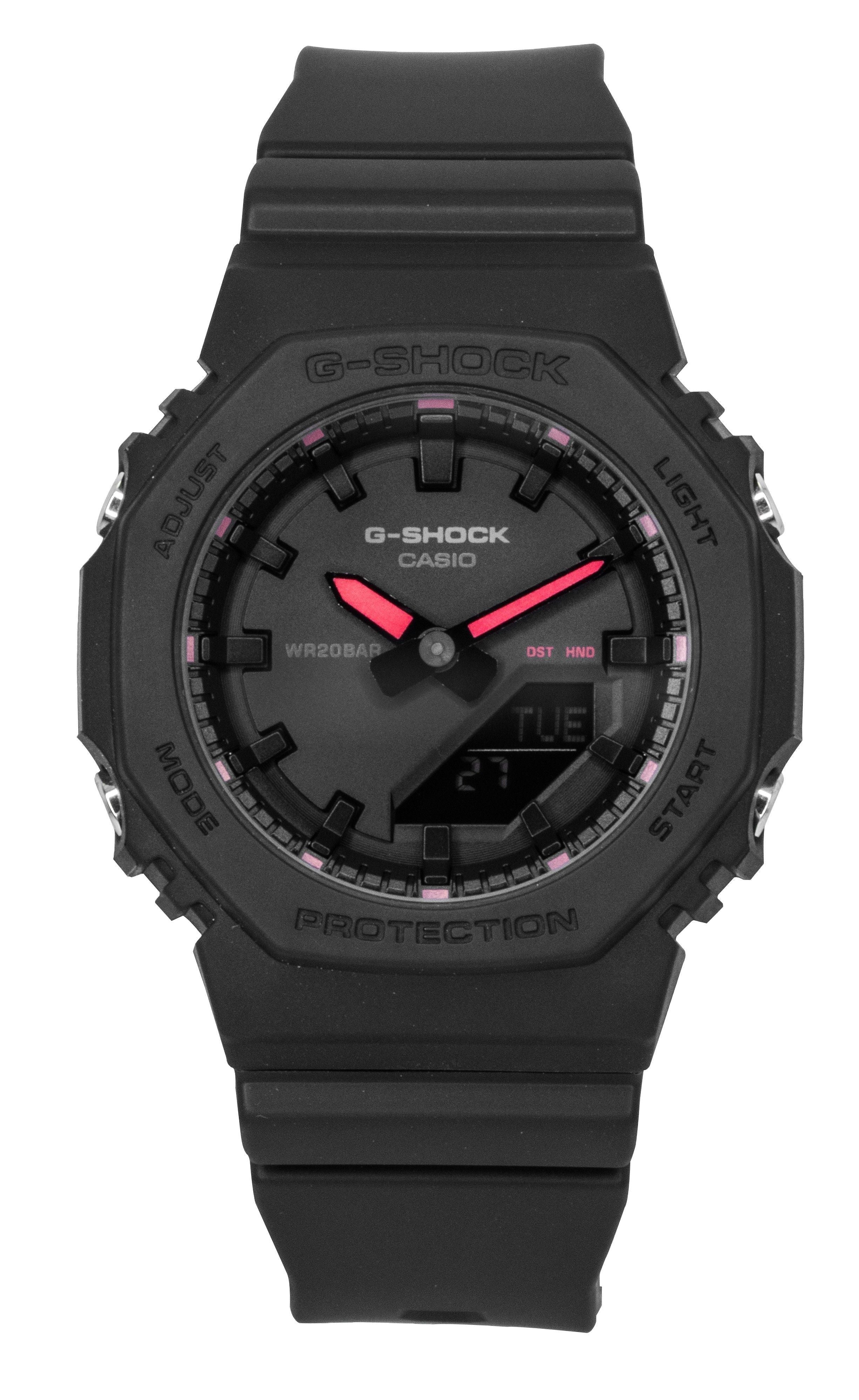 Casio G - Shock Analog Digital Bio - Based Resin Black Dial Quartz GMA - P2100SA - 1A1 200M Women's Watch - Prestige Stones