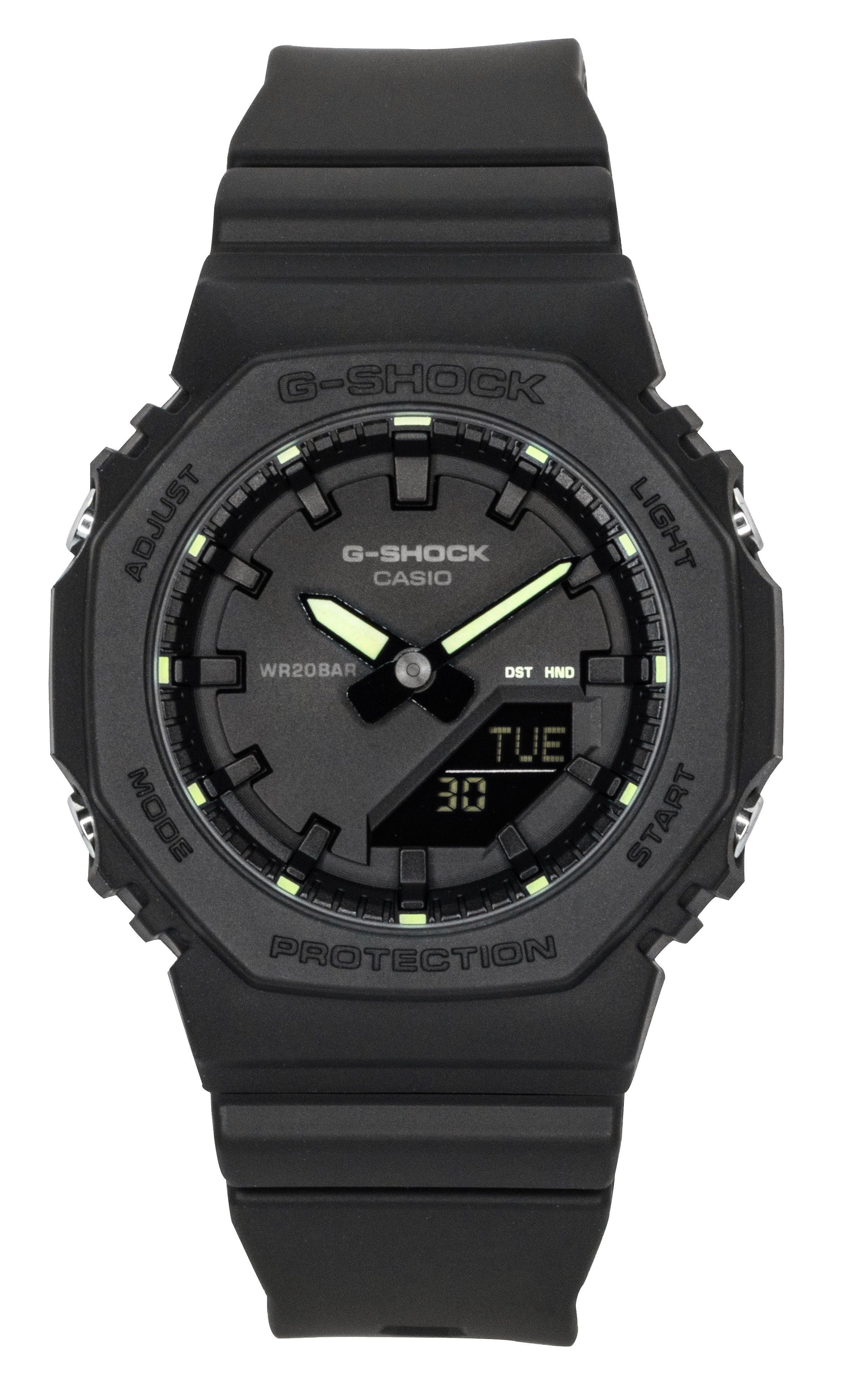Casio G - Shock Analog Digital Bio - Based Resin Black Dial Quartz GMA - P2100SA - 1A2 200M Women's Watch - Prestige Stones