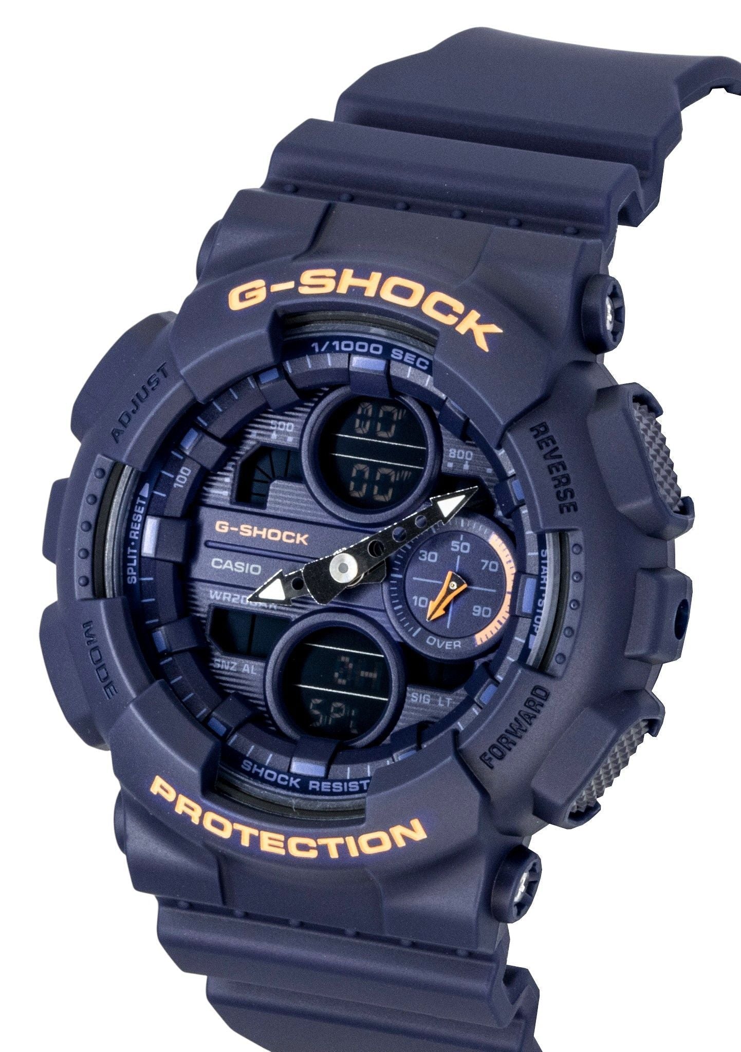 Casio G - Shock Analog Digital Bio - Based Resin Blue Dial Quartz GMA - S140 - 2A2 200M Women's Watch - Prestige Stones