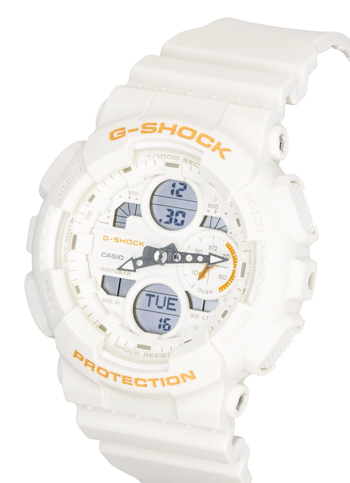 Casio G - Shock Analog Digital Bio - Based Resin Cream Dial Quartz GMA - S140 - 7A 200M Women's Watch - Prestige Stones