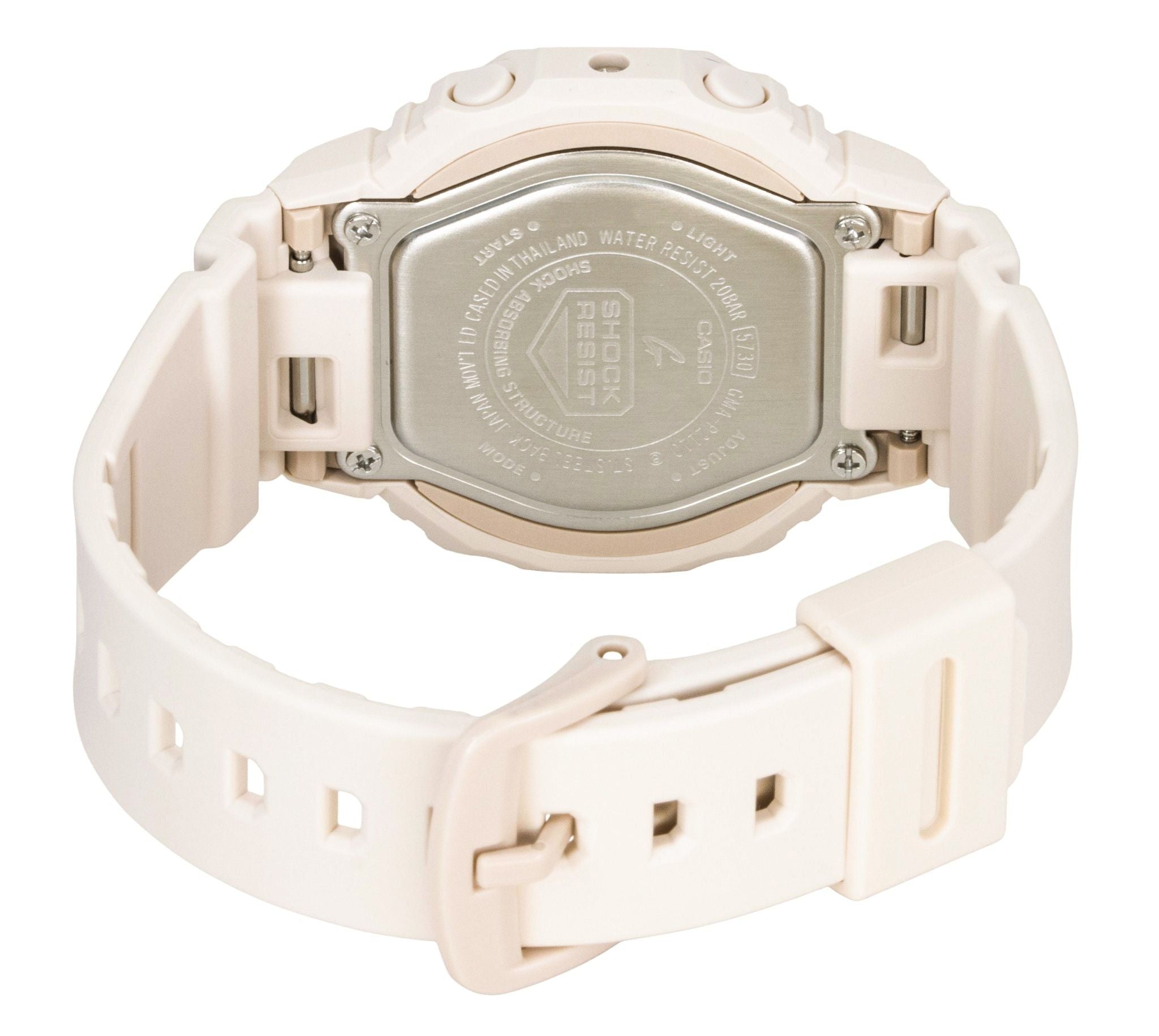 Casio G - Shock Analog Digital Bio - Based Resin Strap Beige Dial Quartz GMA - P2110 - 4A 200M Women's Watch - Prestige Stones