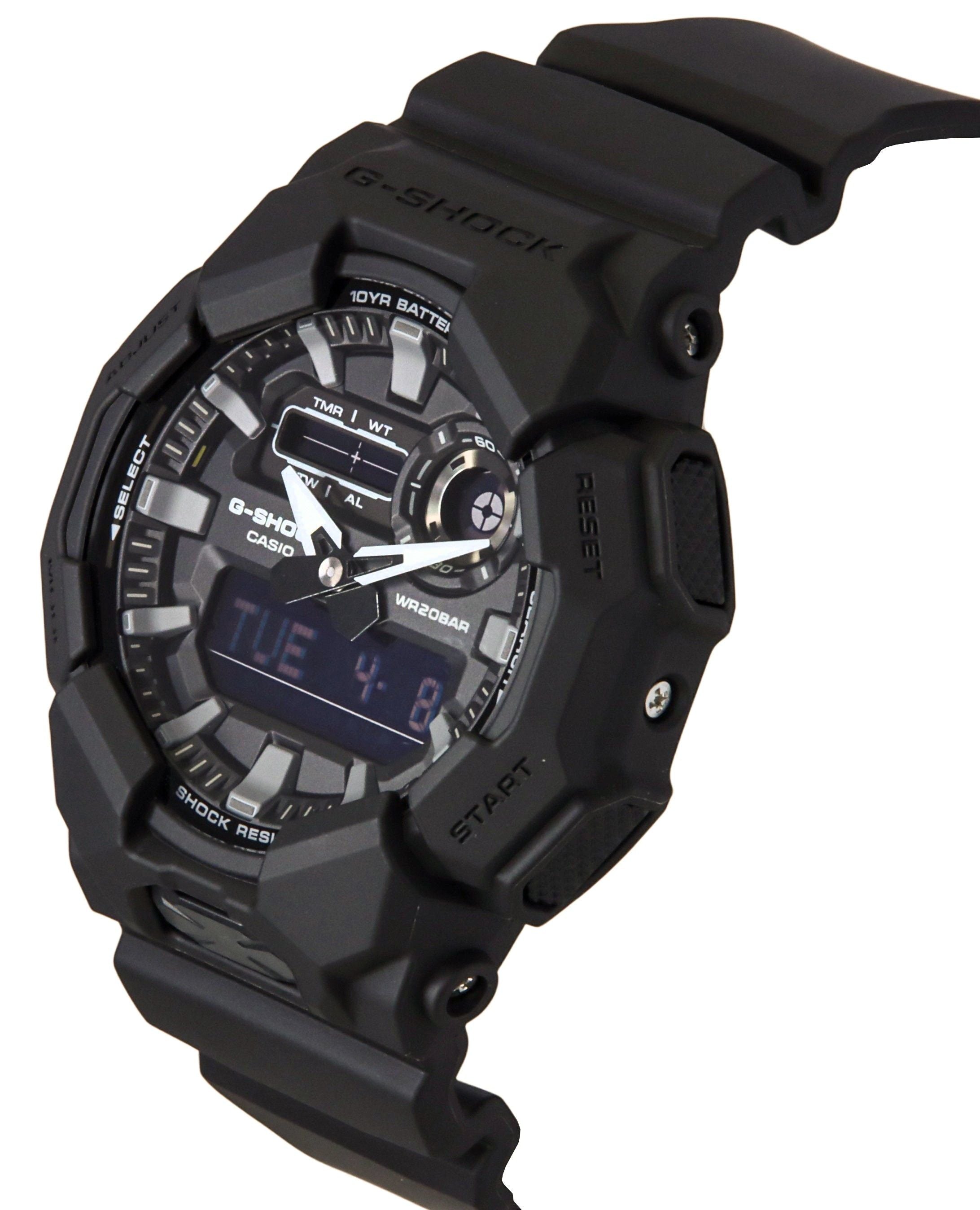 Casio G - Shock Analog Digital Bio - Based Resin Strap Black Dial Quartz GA - 010 - 1A1 200M Men's Watch - Prestige Stones