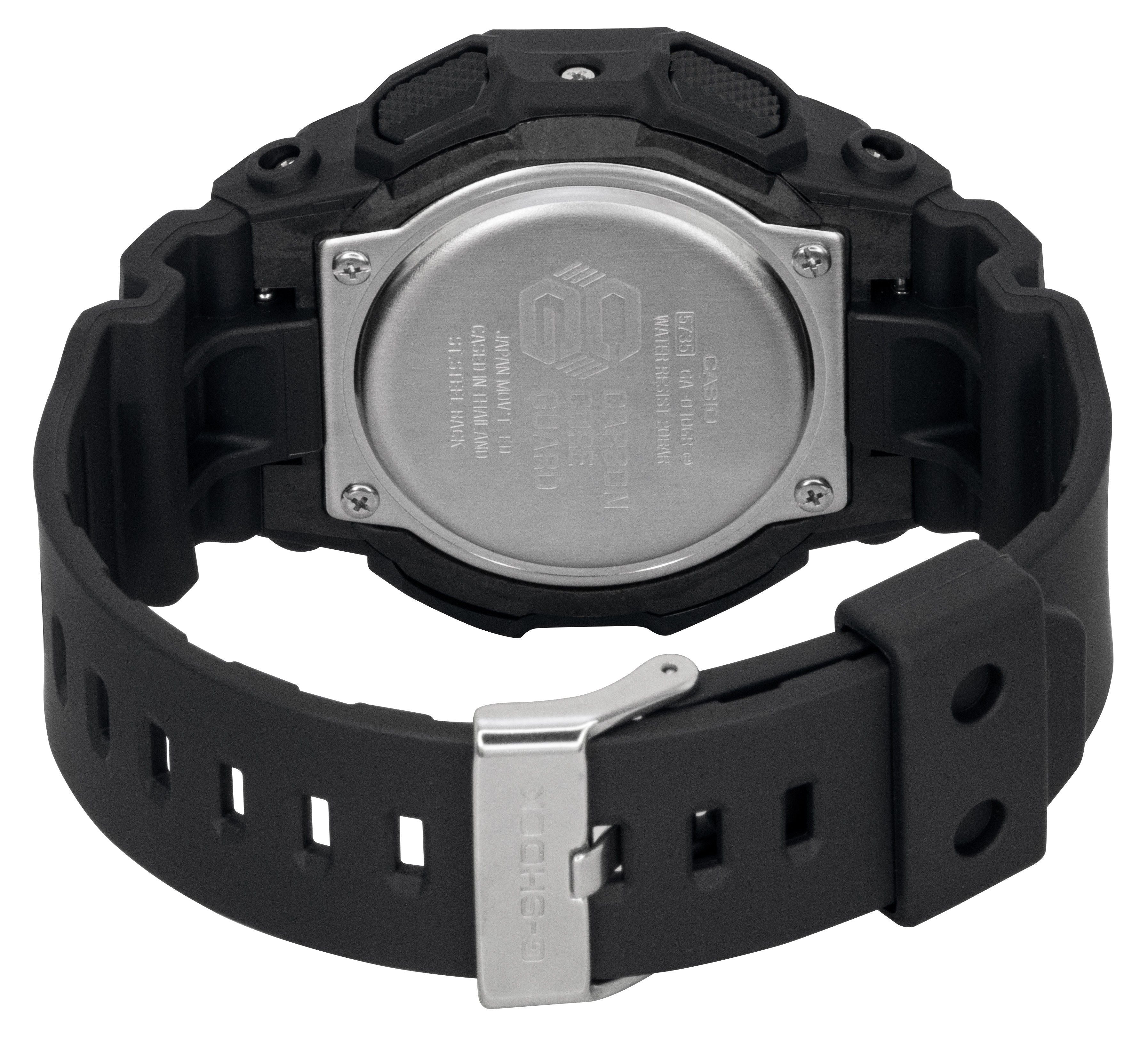 Casio G - Shock Analog Digital Bio - Based Resin Strap Black Dial Quartz GA - 010GB - 1A9 200M Men's Watch - Prestige Stones