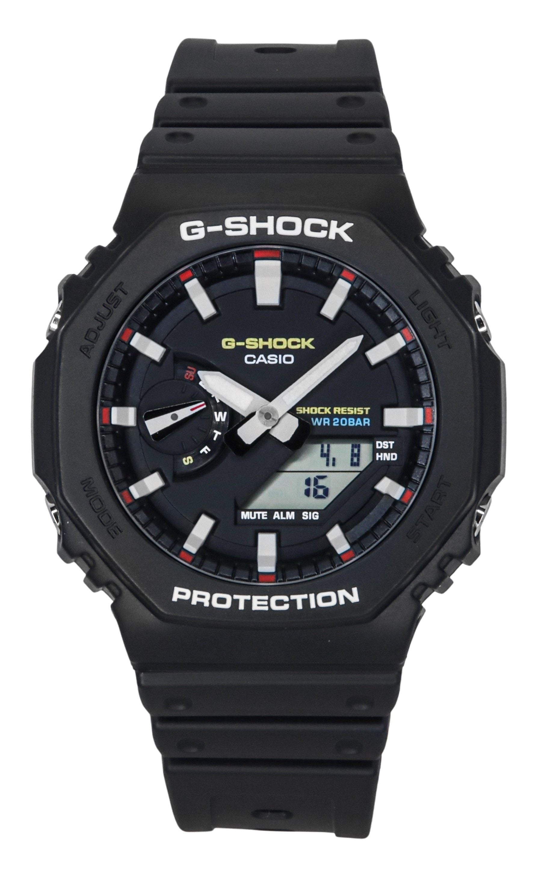 Casio G - Shock Analog Digital Bio - Based Resin Strap Black Dial Quartz GA - 2100RL - 1A 200M Men's Watch - Prestige Stones