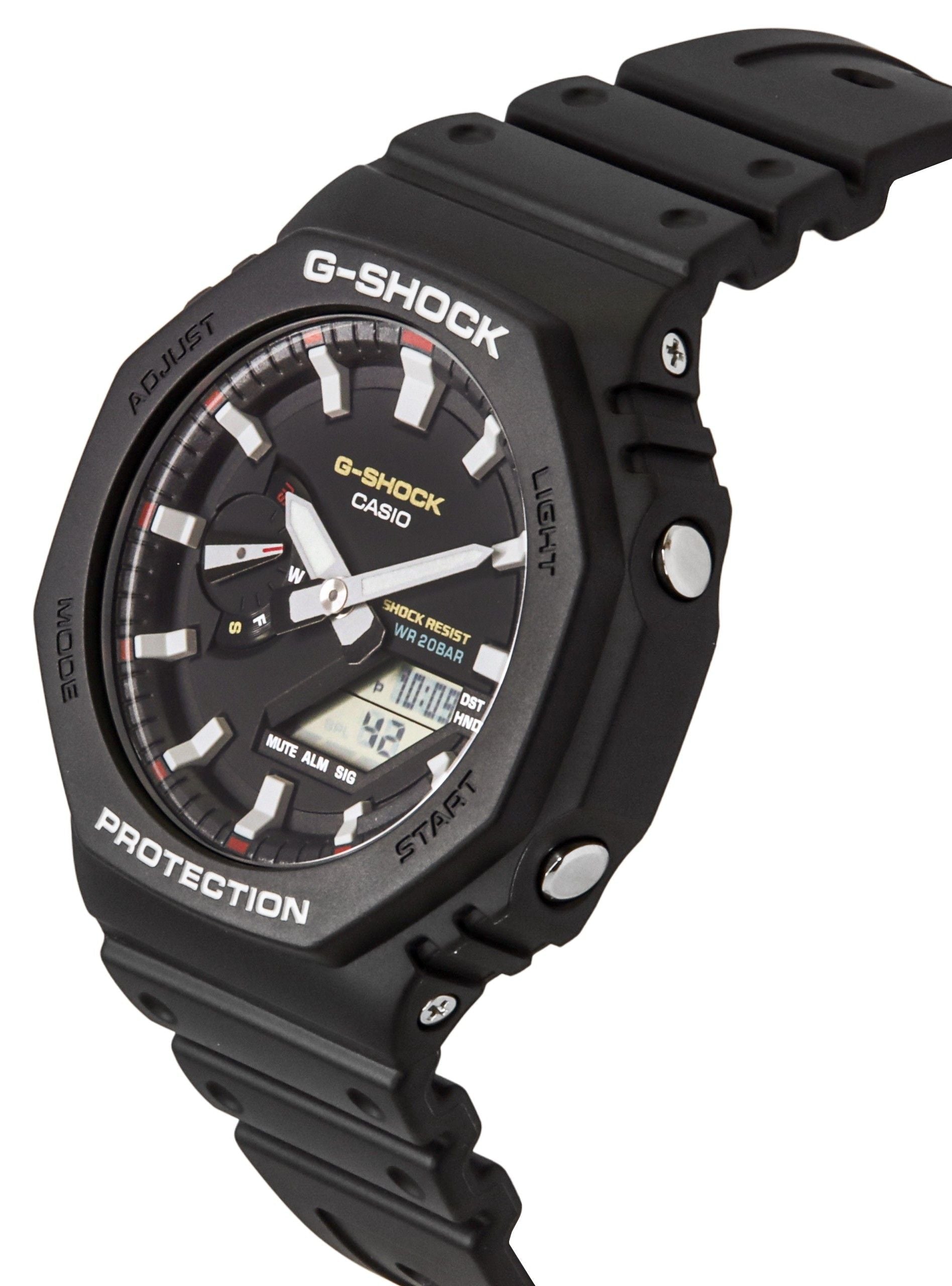 Casio G - Shock Analog Digital Bio - Based Resin Strap Black Dial Quartz GA - 2100RL - 1A 200M Men's Watch - Prestige Stones