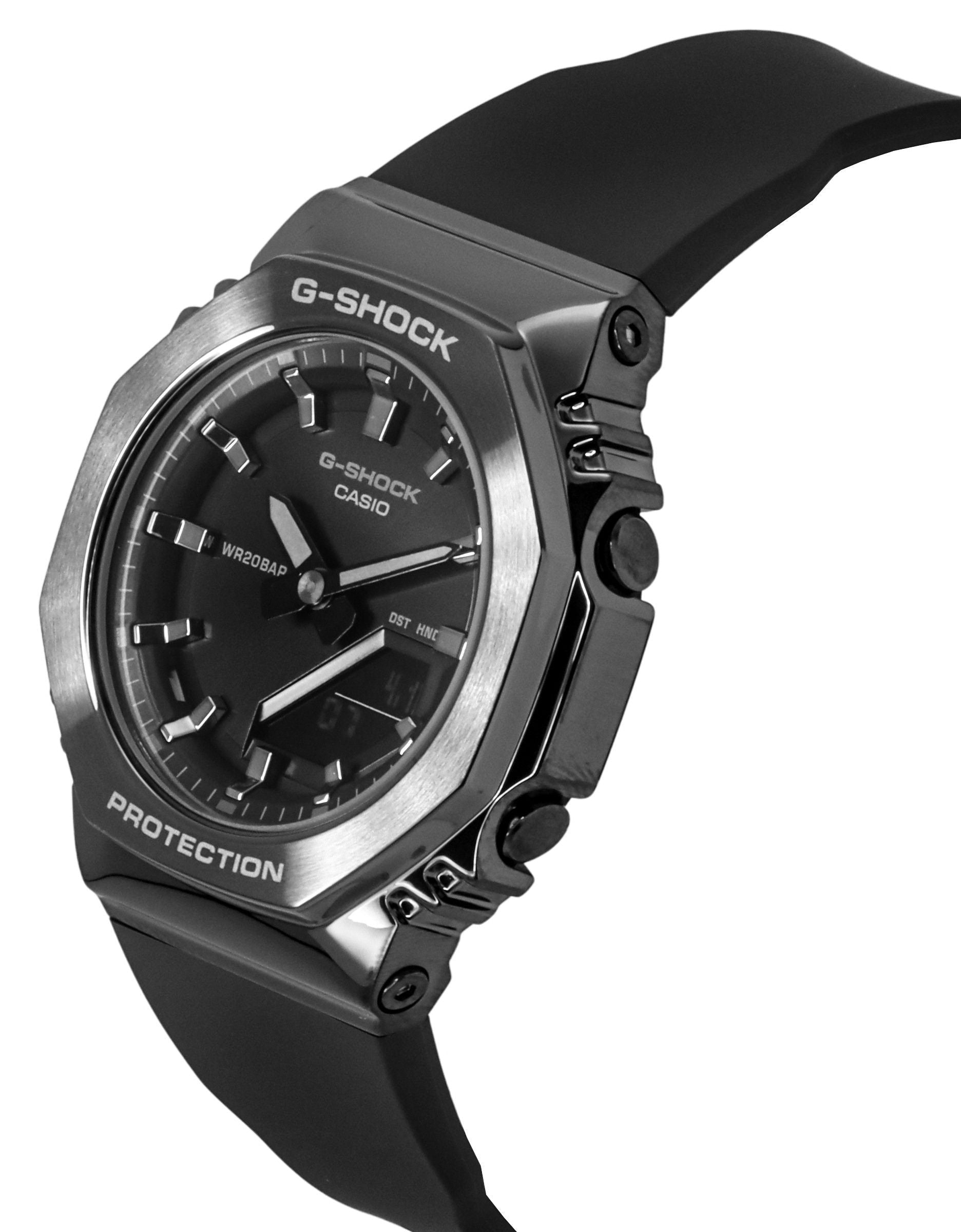 Casio G - Shock Analog Digital Bio - Based Resin Strap Black Dial Quartz GM - S2110B - 8A 200M Women's Watch - Prestige Stones