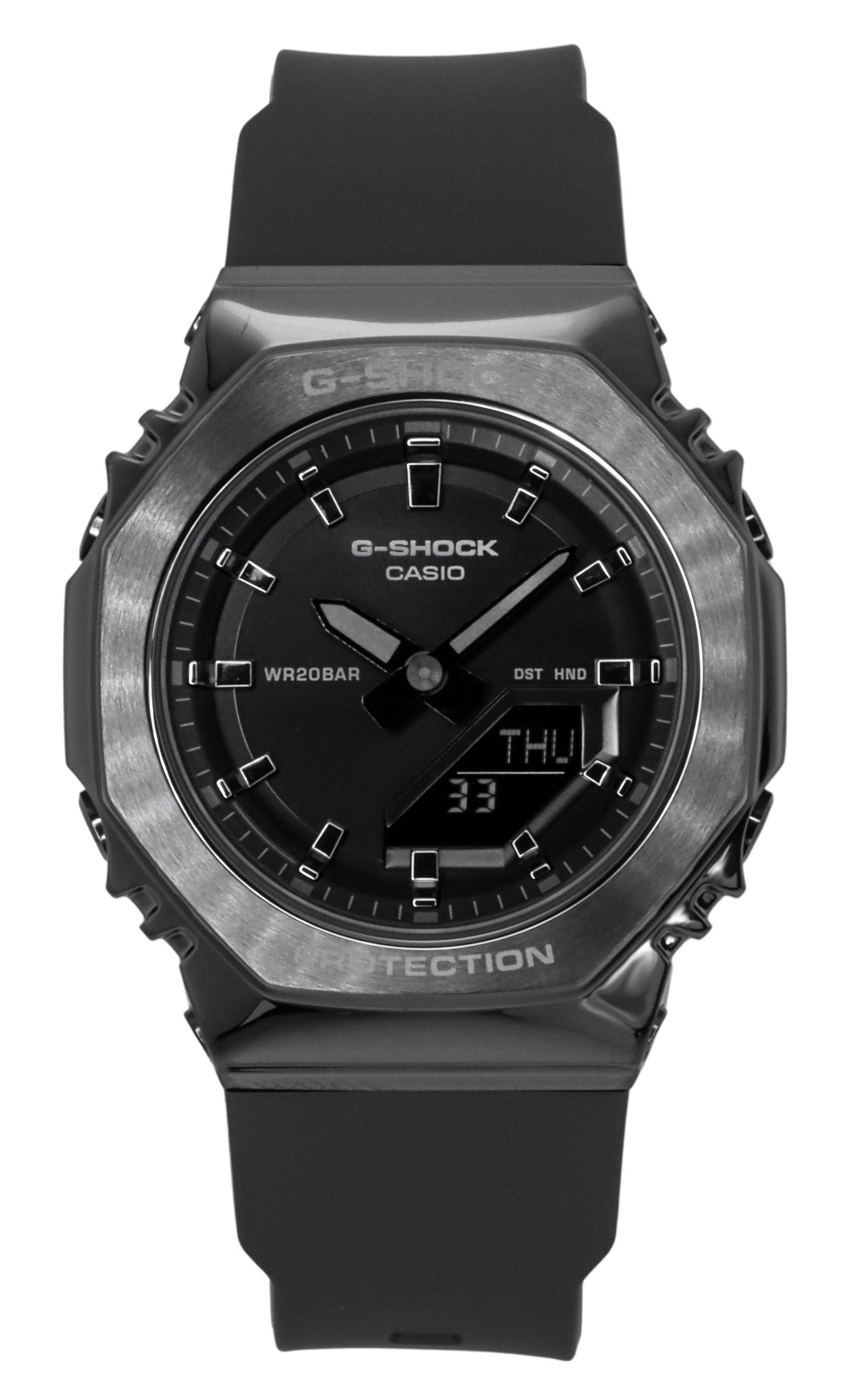 Casio G - Shock Analog Digital Bio - Based Resin Strap Black Dial Quartz GM - S2110B - 8A 200M Women's Watch - Prestige Stones