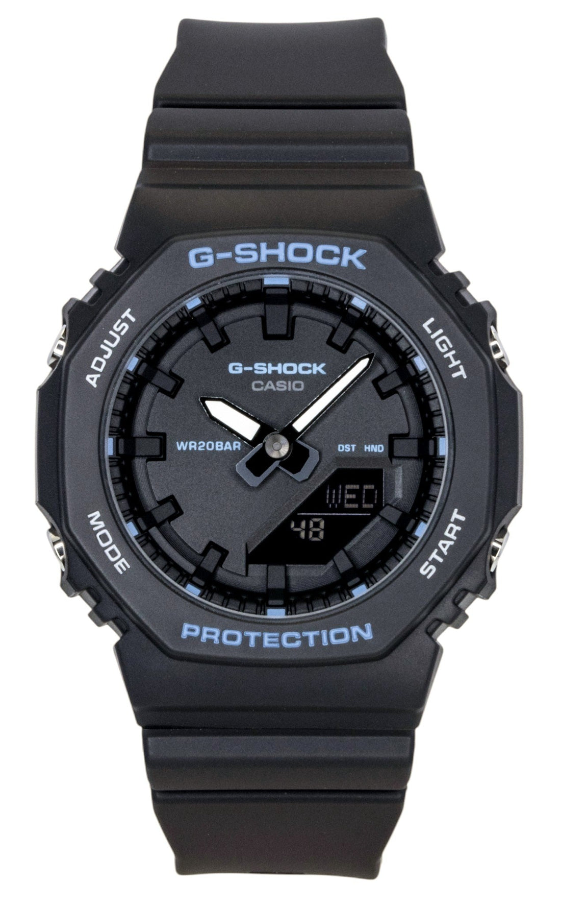 Casio G - Shock Analog Digital Bio - Based Resin Strap Black Dial Quartz GMA - P2100BA - 1A 200M Women's Watch - Prestige Stones
