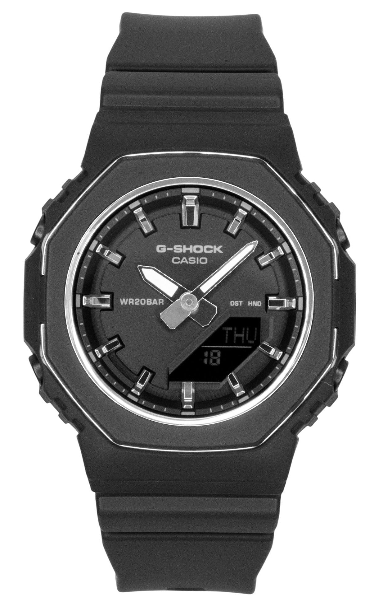 Casio G - Shock Analog Digital Bio - Based Resin Strap Black Dial Quartz GMA - P2110 - 1A 200M Women's Watch - Prestige Stones