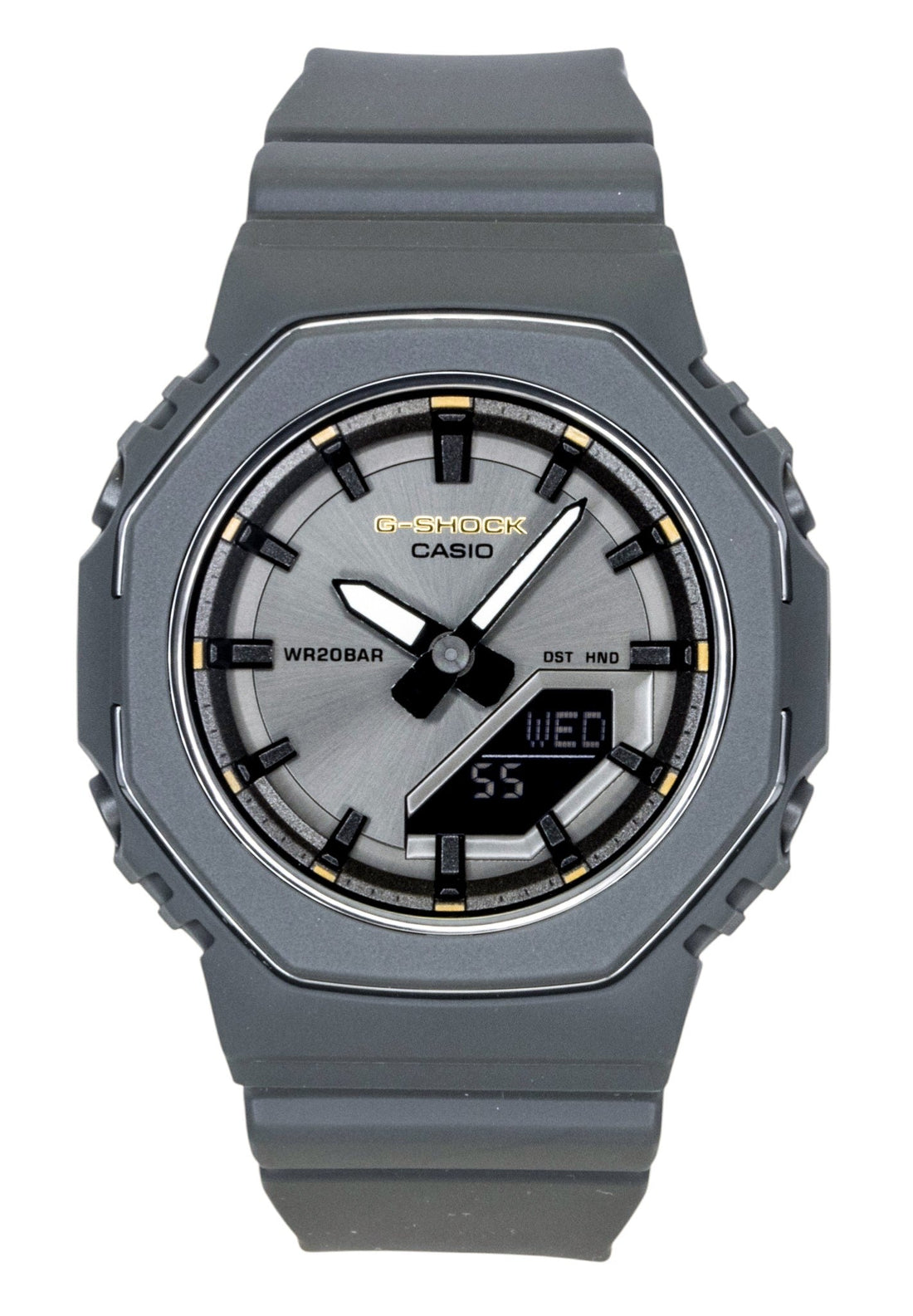 Casio G - Shock Analog Digital Bio - Based Resin Strap Grey Dial Quartz GMA - P2126W - 8A 200M Women's Watch - Prestige Stones