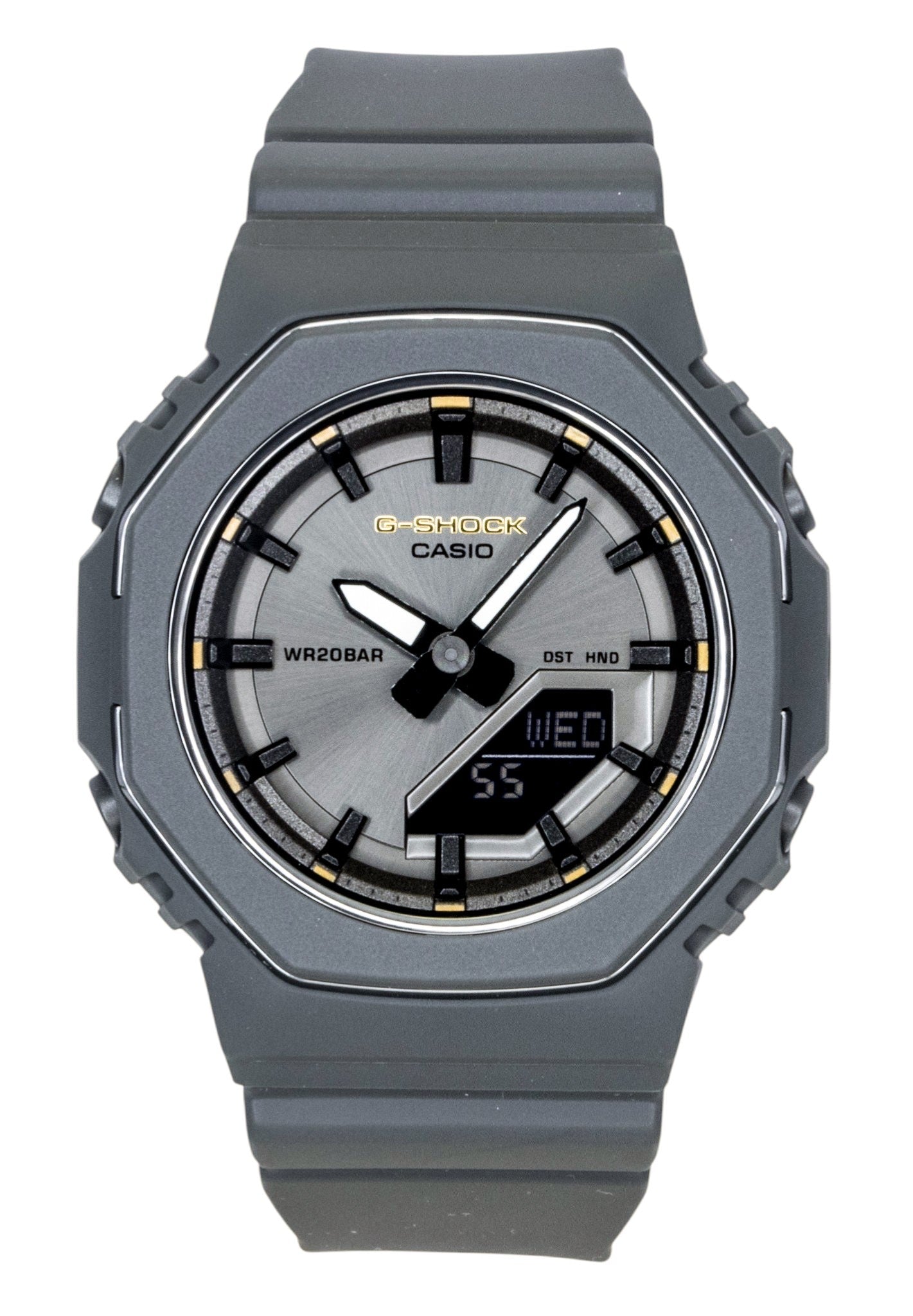 Casio G - Shock Analog Digital Bio - Based Resin Strap Grey Dial Quartz GMA - P2126W - 8A 200M Women's Watch - Prestige Stones