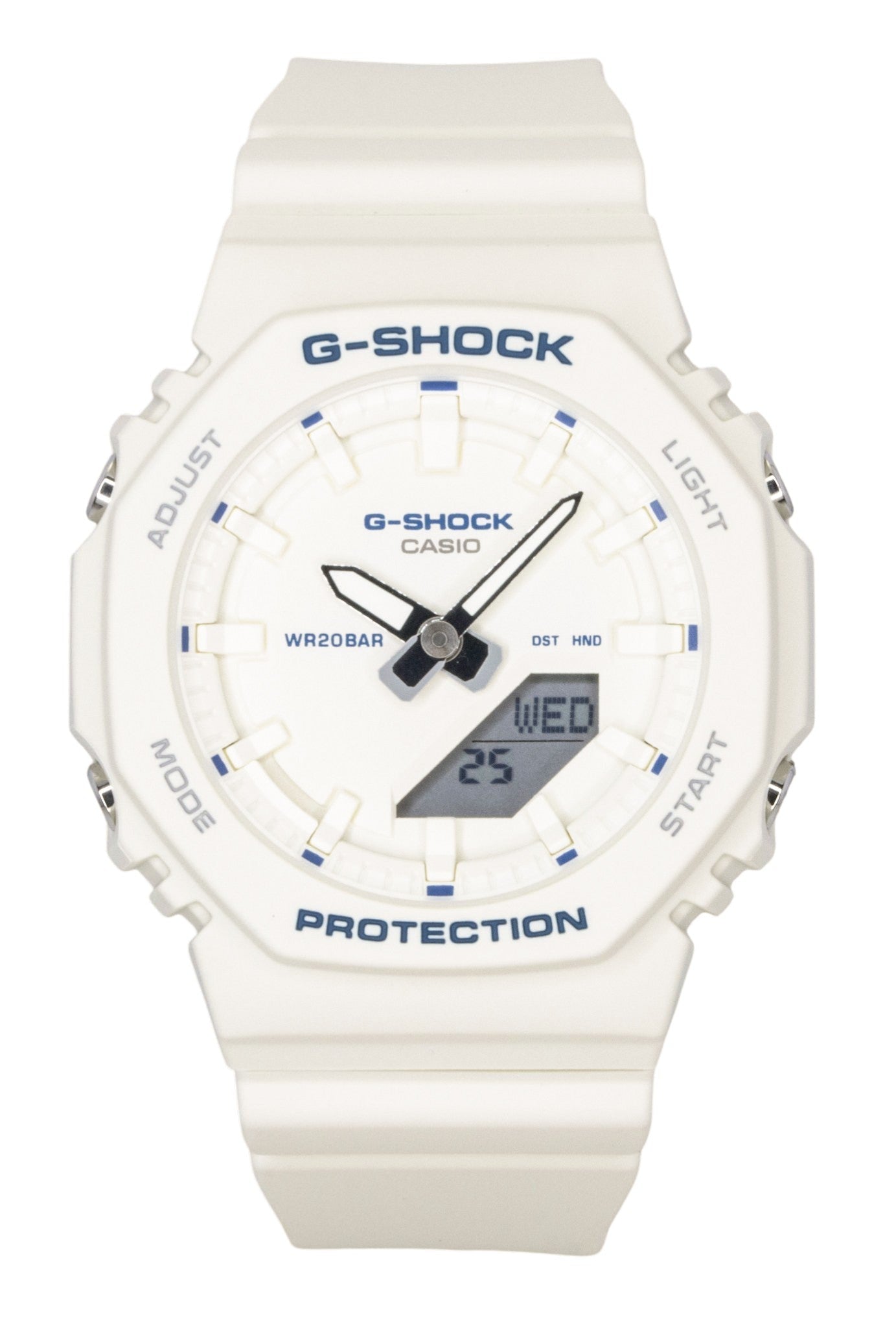 Casio G - Shock Analog Digital Bio - Based Resin Strap Ivory Dial Quartz GMA - P2100BA - 7A 200M Women's Watch - Prestige Stones