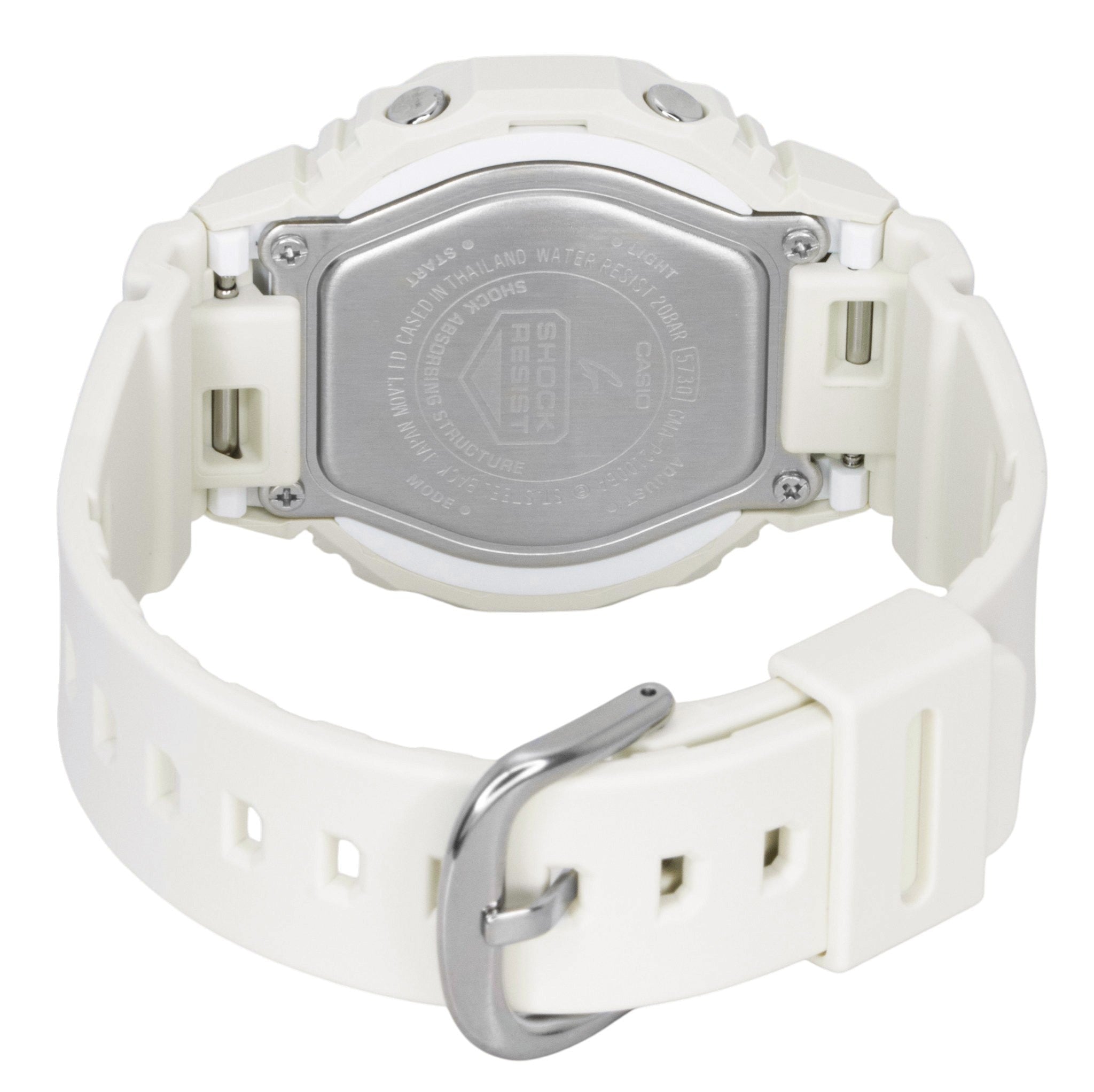 Casio G - Shock Analog Digital Bio - Based Resin Strap Ivory Dial Quartz GMA - P2100BA - 7A 200M Women's Watch - Prestige Stones