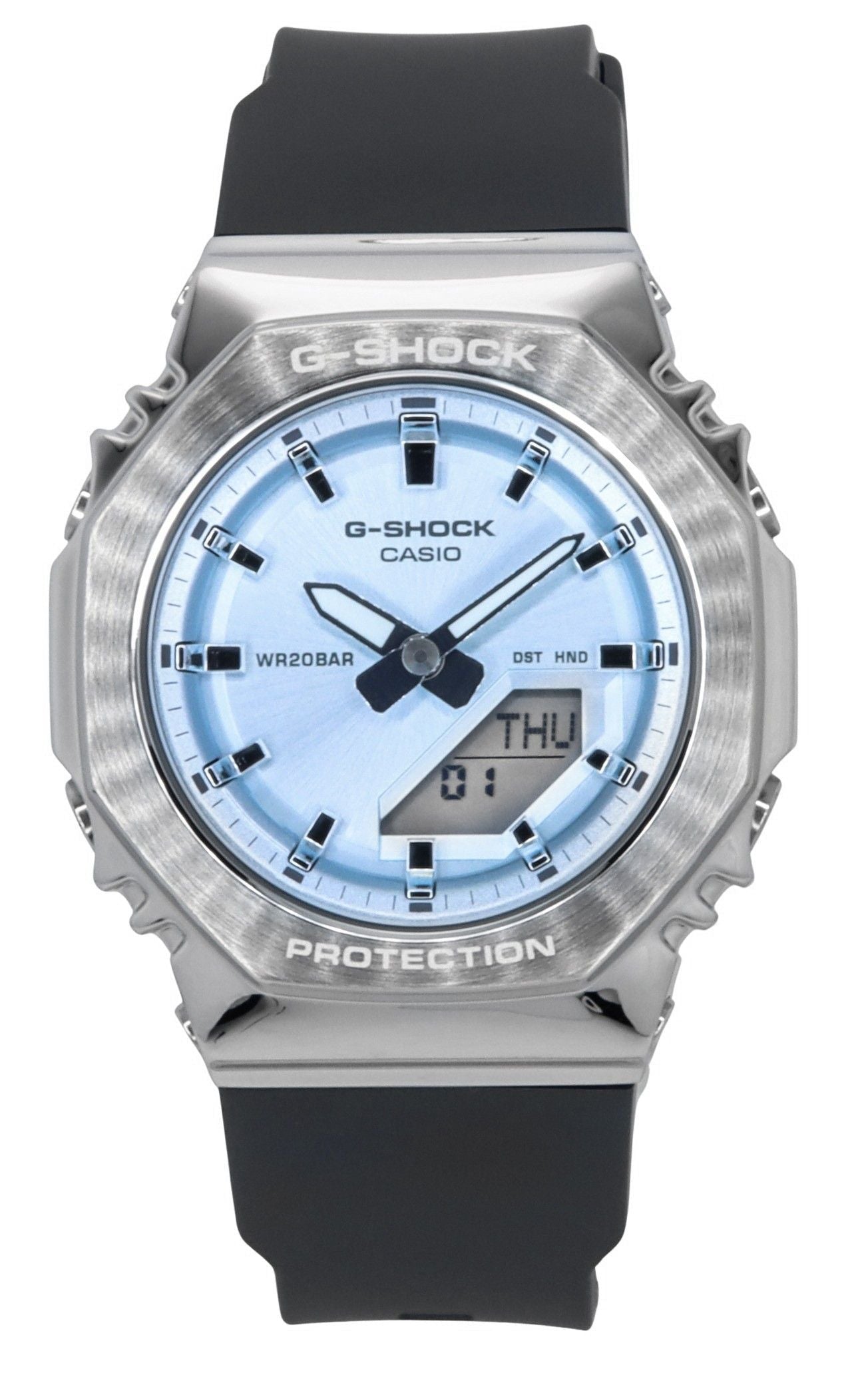 Casio G - Shock Analog Digital Bio - Based Resin Strap Light Blue Dial Quartz GM - S2110 - 2A 200M Women's Watch - Prestige Stones