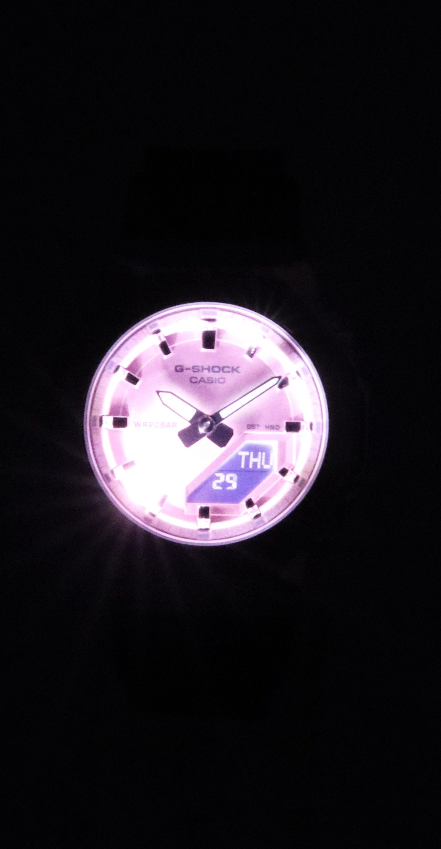 Casio G - Shock Analog Digital Bio - Based Resin Strap Pink Dial Quartz GM - S2110 - 4A 200M Women's Watch - Prestige Stones