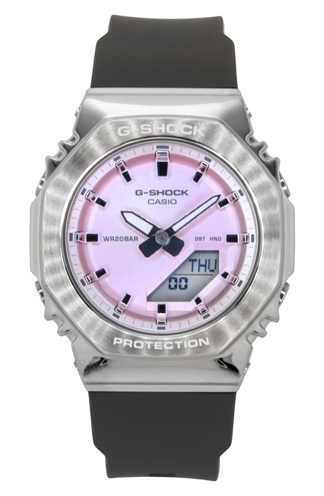 Casio G - Shock Analog Digital Bio - Based Resin Strap Pink Dial Quartz GM - S2110 - 4A 200M Women's Watch - Prestige Stones