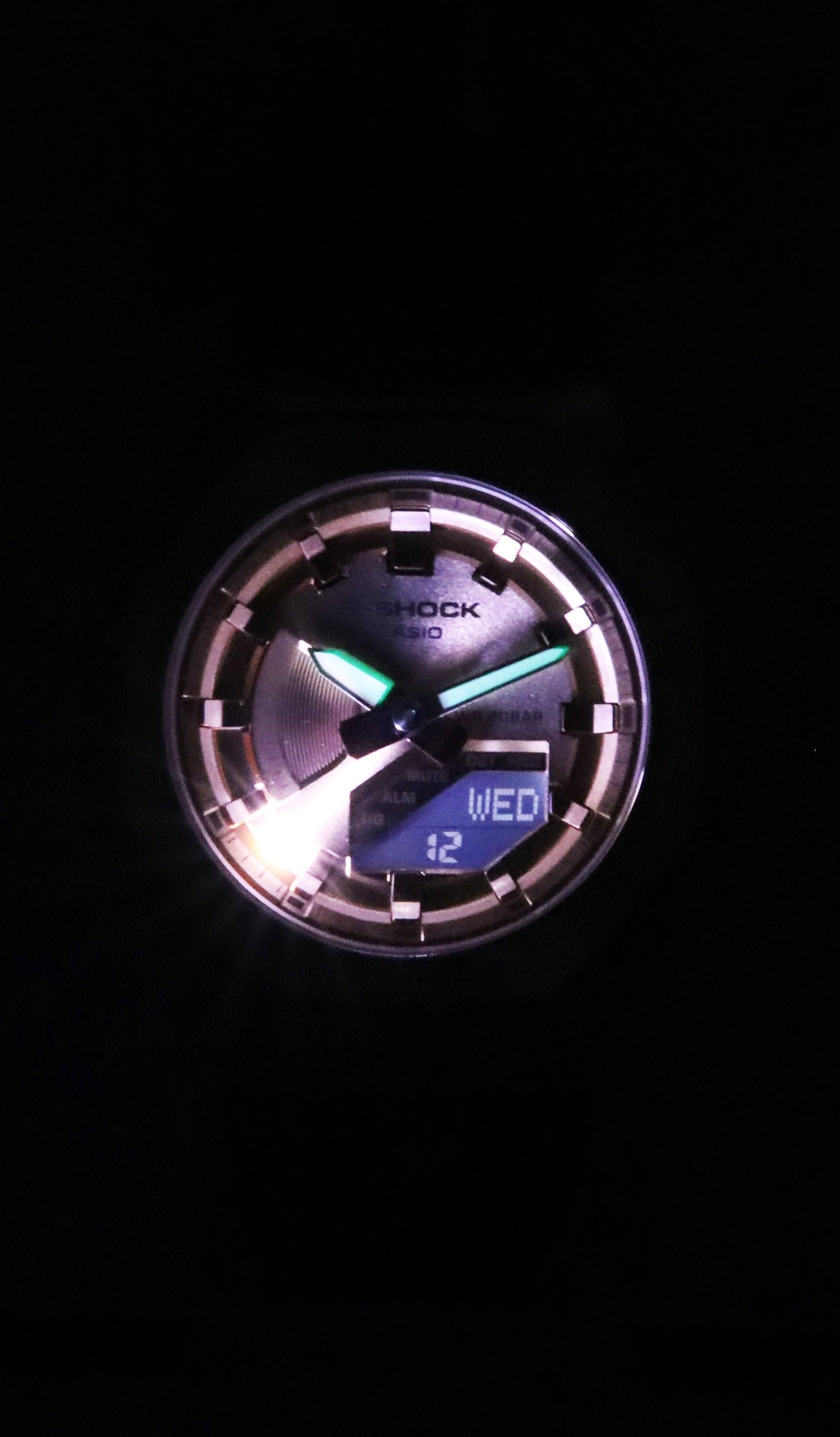 Casio G - Shock Analog Digital Bio - Based Resin Strap Rose Gold Dial Quartz GM - S2100CB - 5A 200M Women's Watch - Prestige Stones