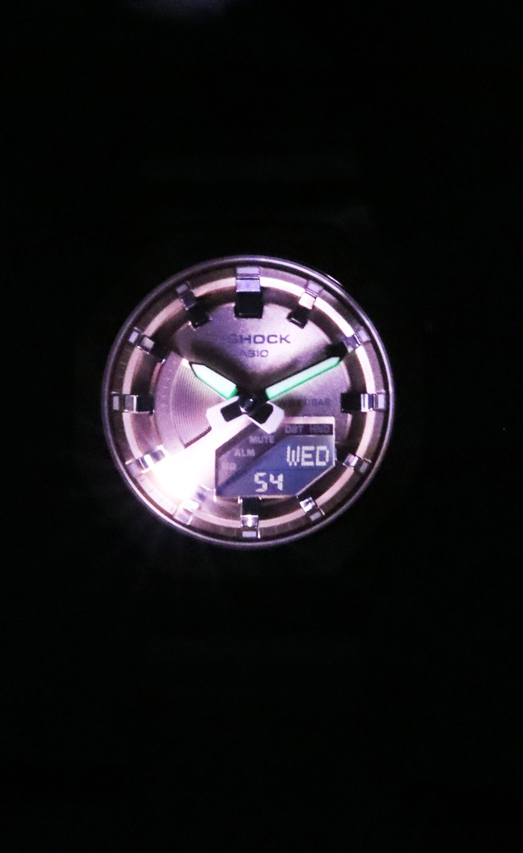 Casio G - Shock Analog Digital Bio - Based Resin Strap Rose Gold Dial Quartz GM - S2100CW - 7A 200M Women's Watch - Prestige Stones