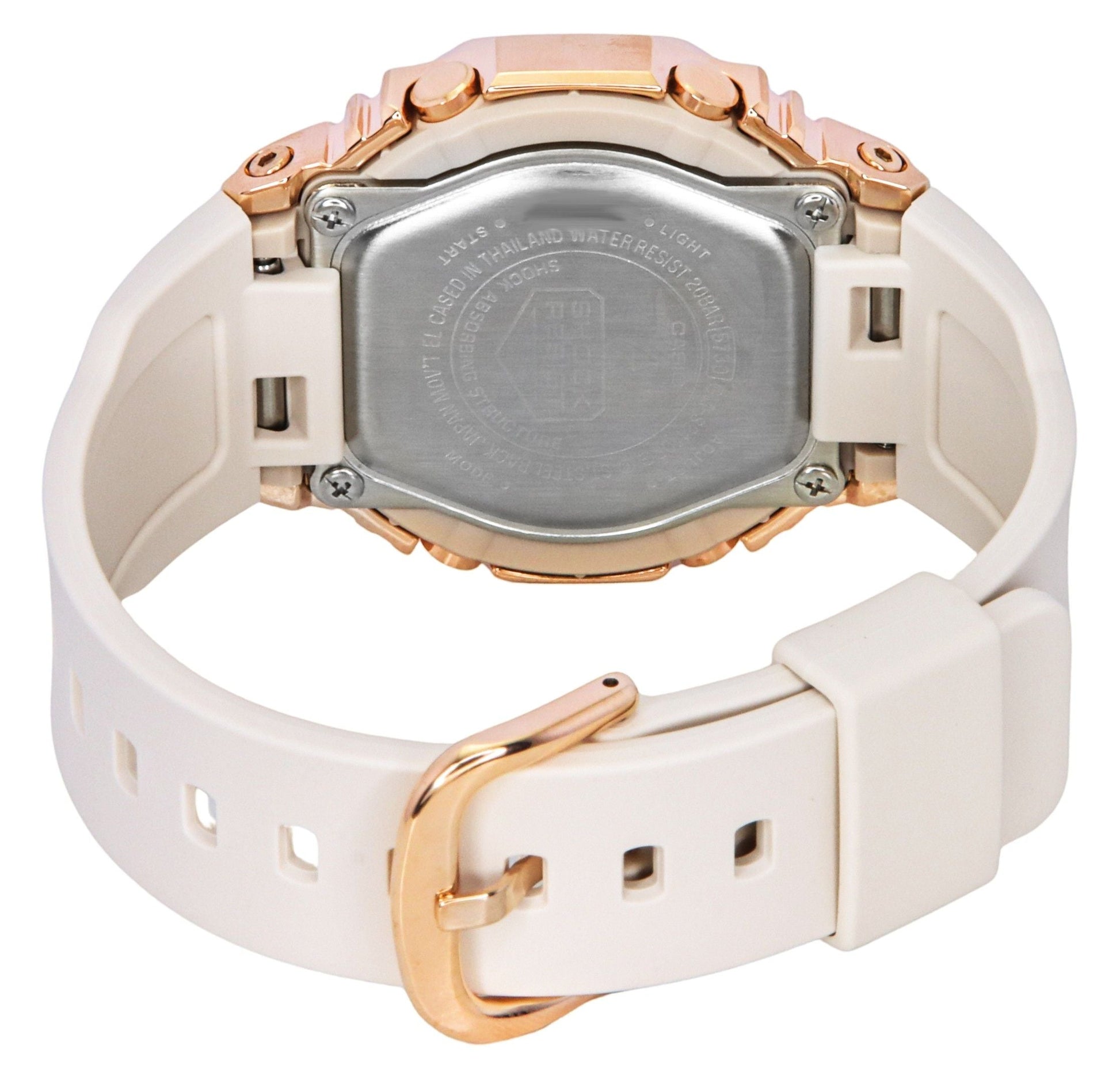 Casio G - Shock Analog Digital Bio - Based Resin Strap Rose Gold Dial Quartz GM - S2110PG - 4A 200M Women's Watch - Prestige Stones
