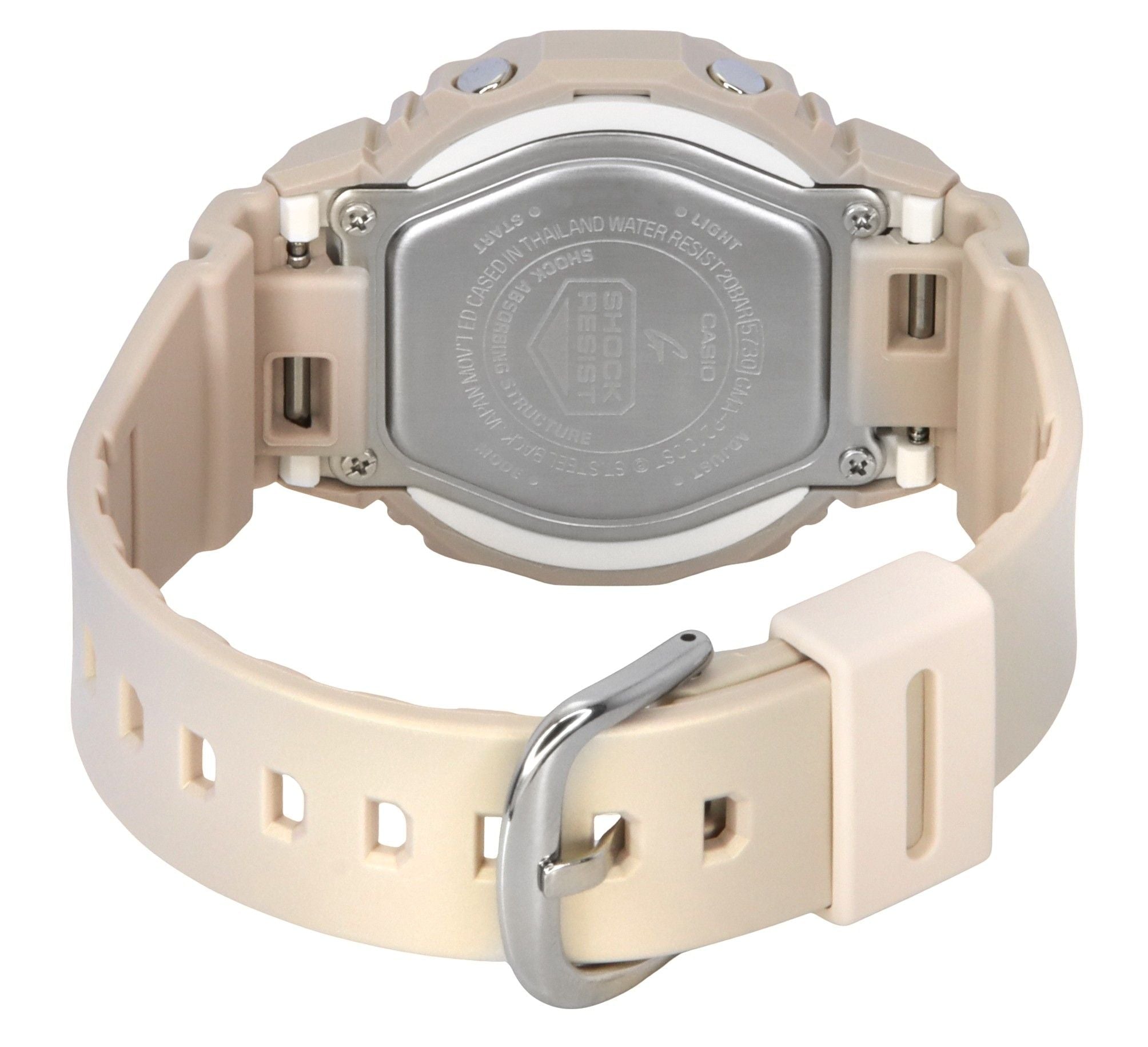 Casio G - Shock Analog Digital Bio - Based Resin Strap Rose Gold Dial Quartz GMA - P2100ST - 9A 200M Women's Watch - Prestige Stones