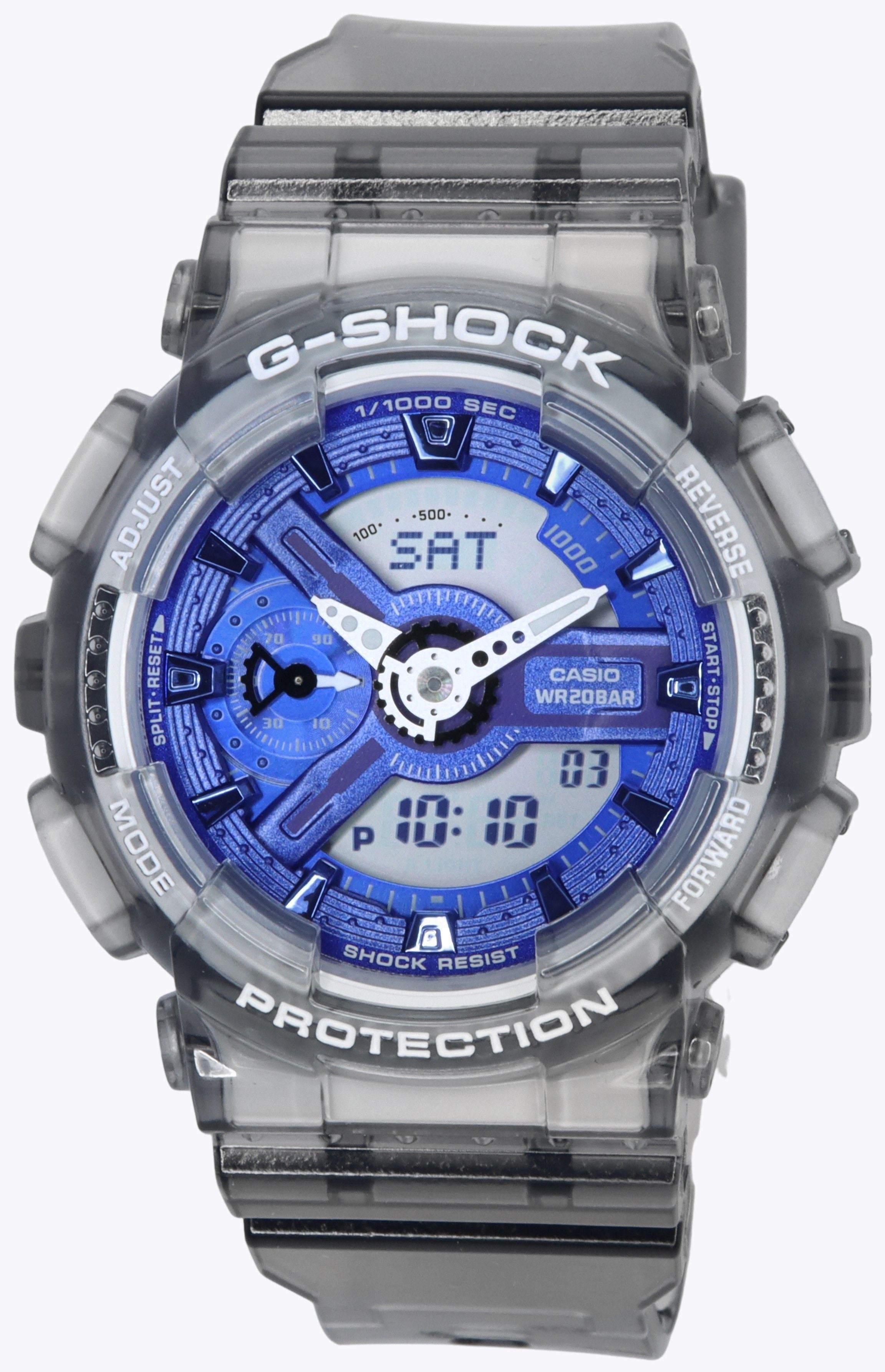 Casio G - Shock Analog Digital Blue Dial Quartz GMA - S110TB - 8A 200M Women's Watch - Prestige Stones