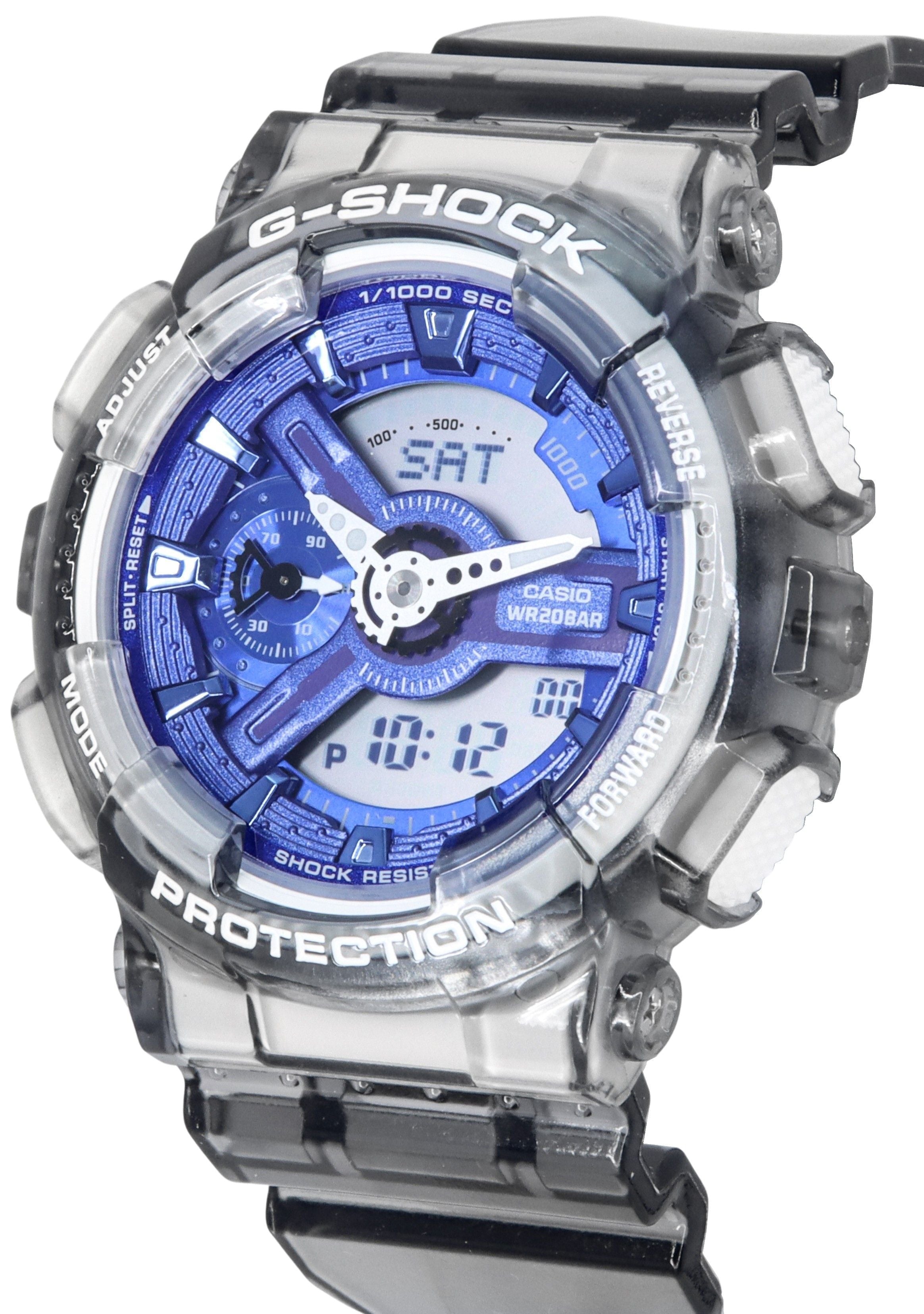 Casio G - Shock Analog Digital Blue Dial Quartz GMA - S110TB - 8A 200M Women's Watch - Prestige Stones