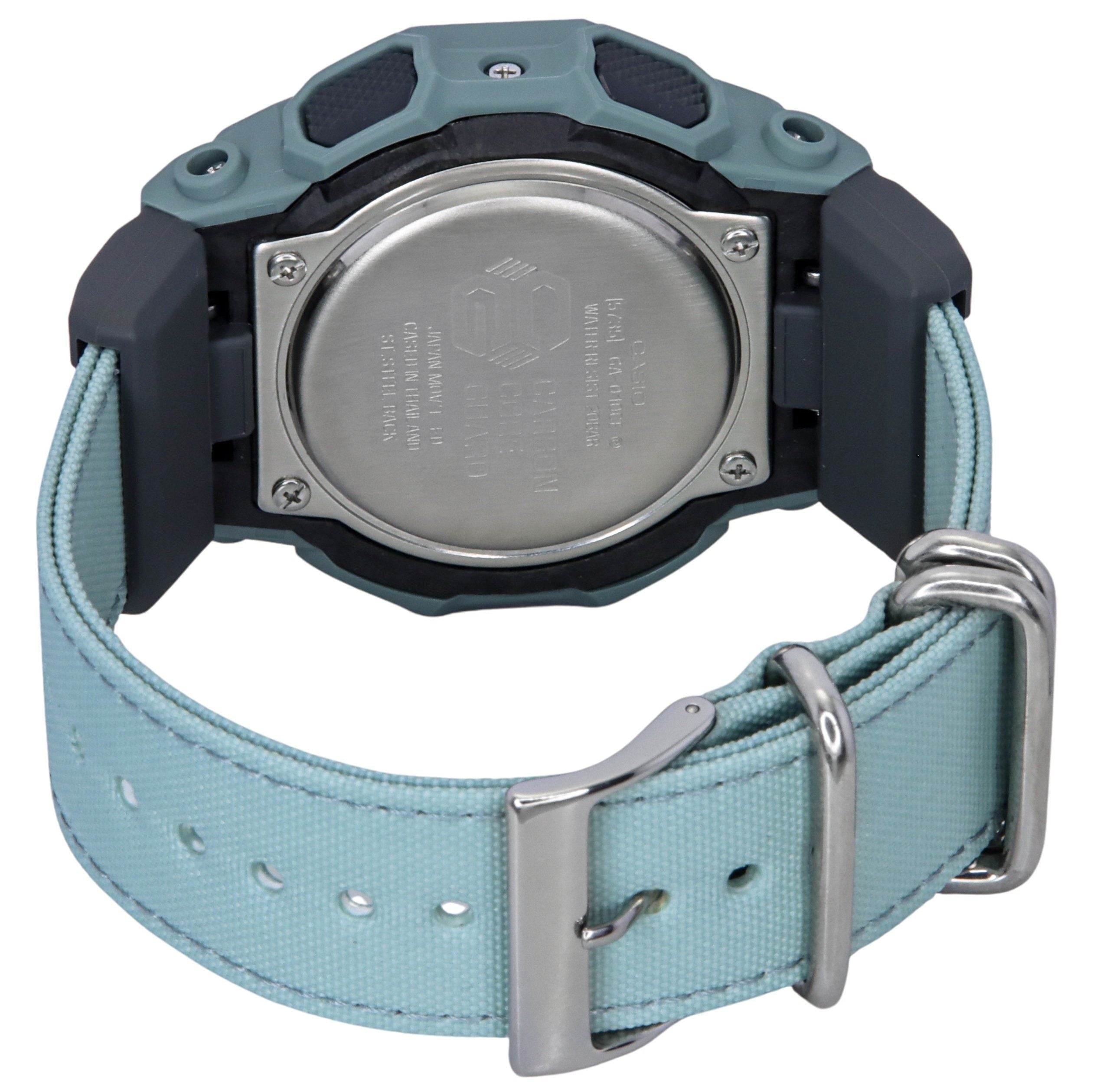 Casio G - Shock Analog Digital Cloth Strap Blue Dial Quartz GA - 010CE - 2A 200M Men's Watch - Prestige Stones