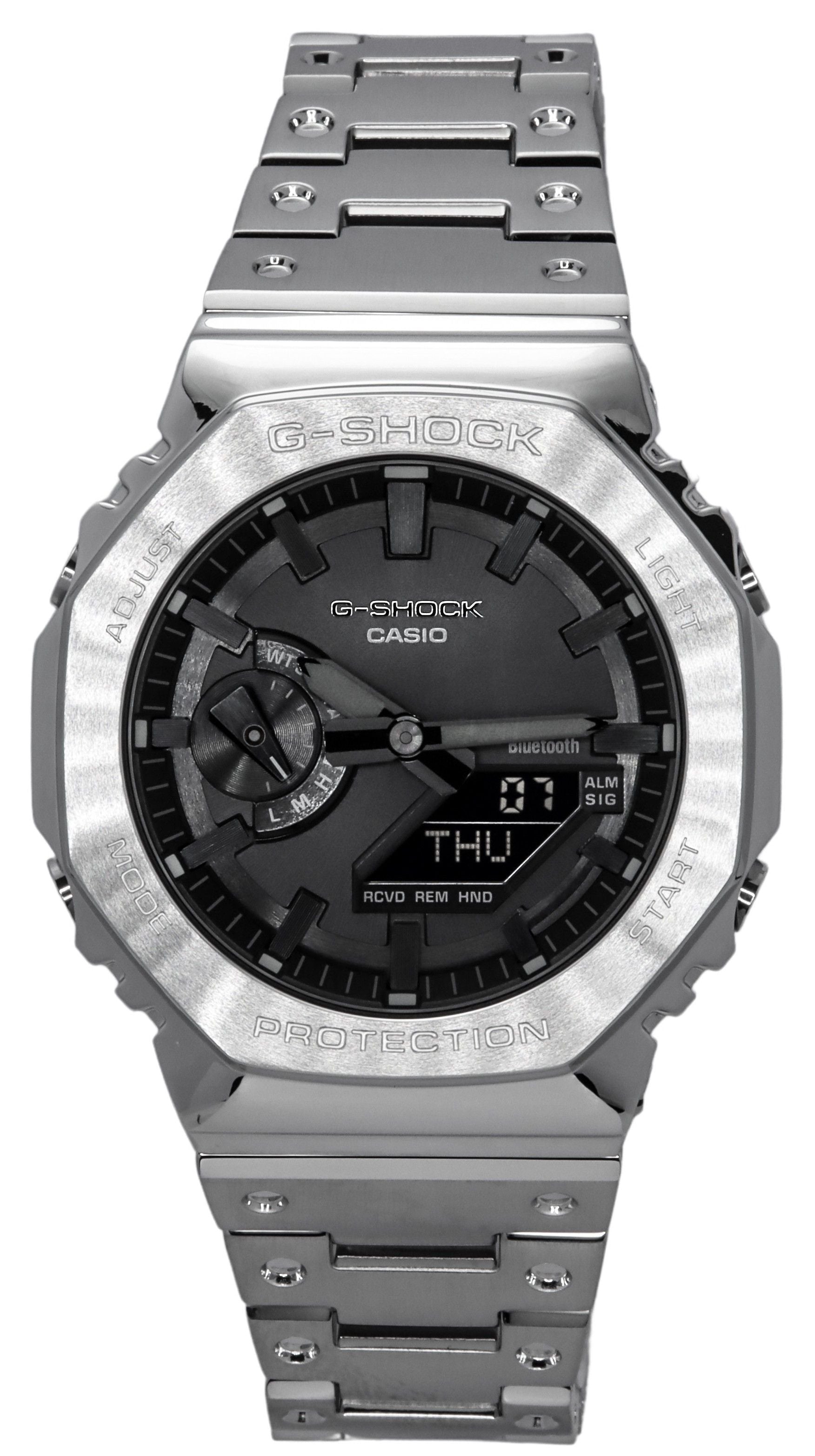 Casio G - Shock Analog Digital Full Metal Black Dial Solar GM - B2100D - 1A 200M Men's Watch - Prestige Stones