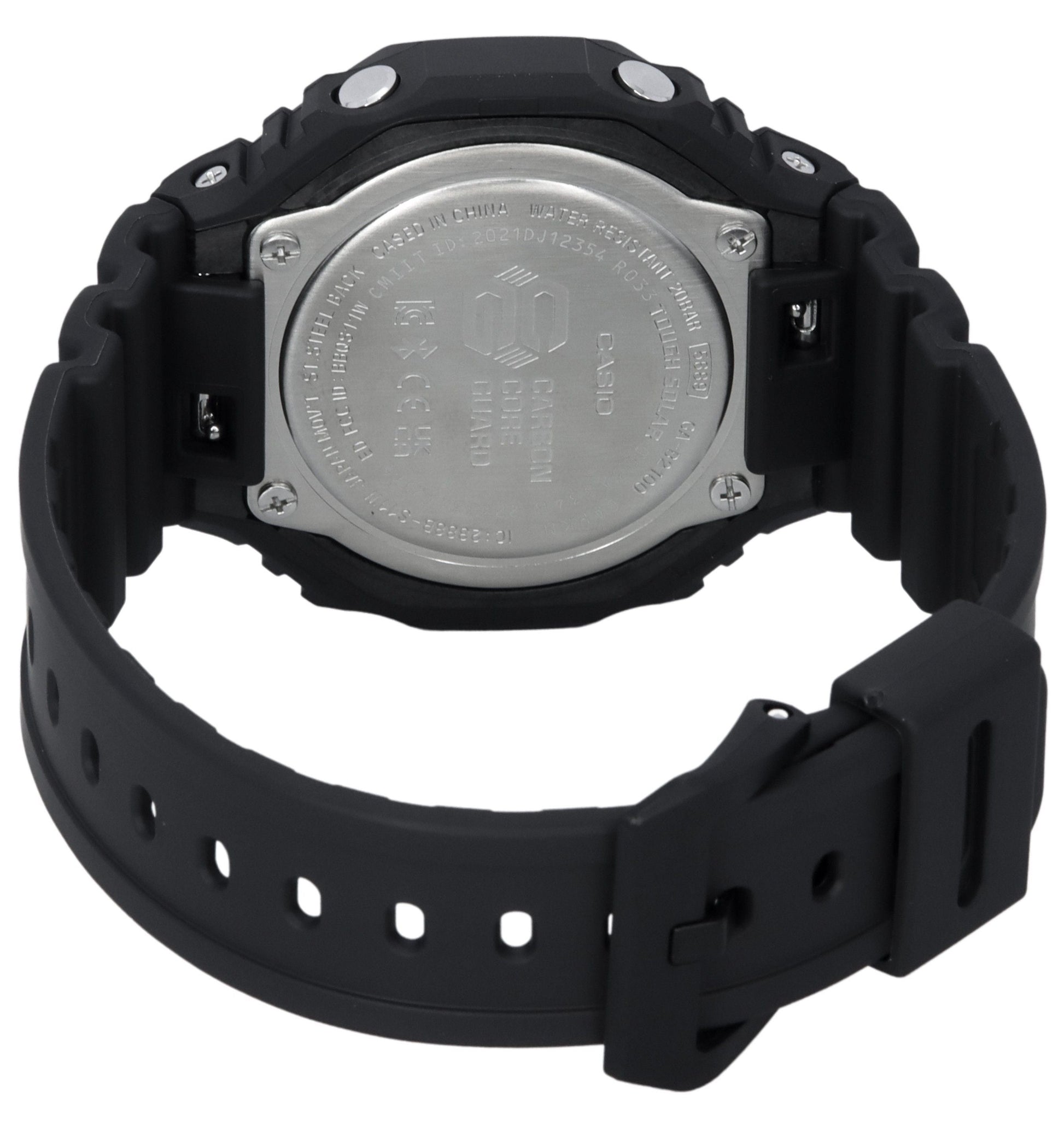 Casio G - Shock Analog Digital Mobile Link Black Resin Strap Tough Solar Power GA - B2100 - 1A 200M Men's Watch - Prestige Stones