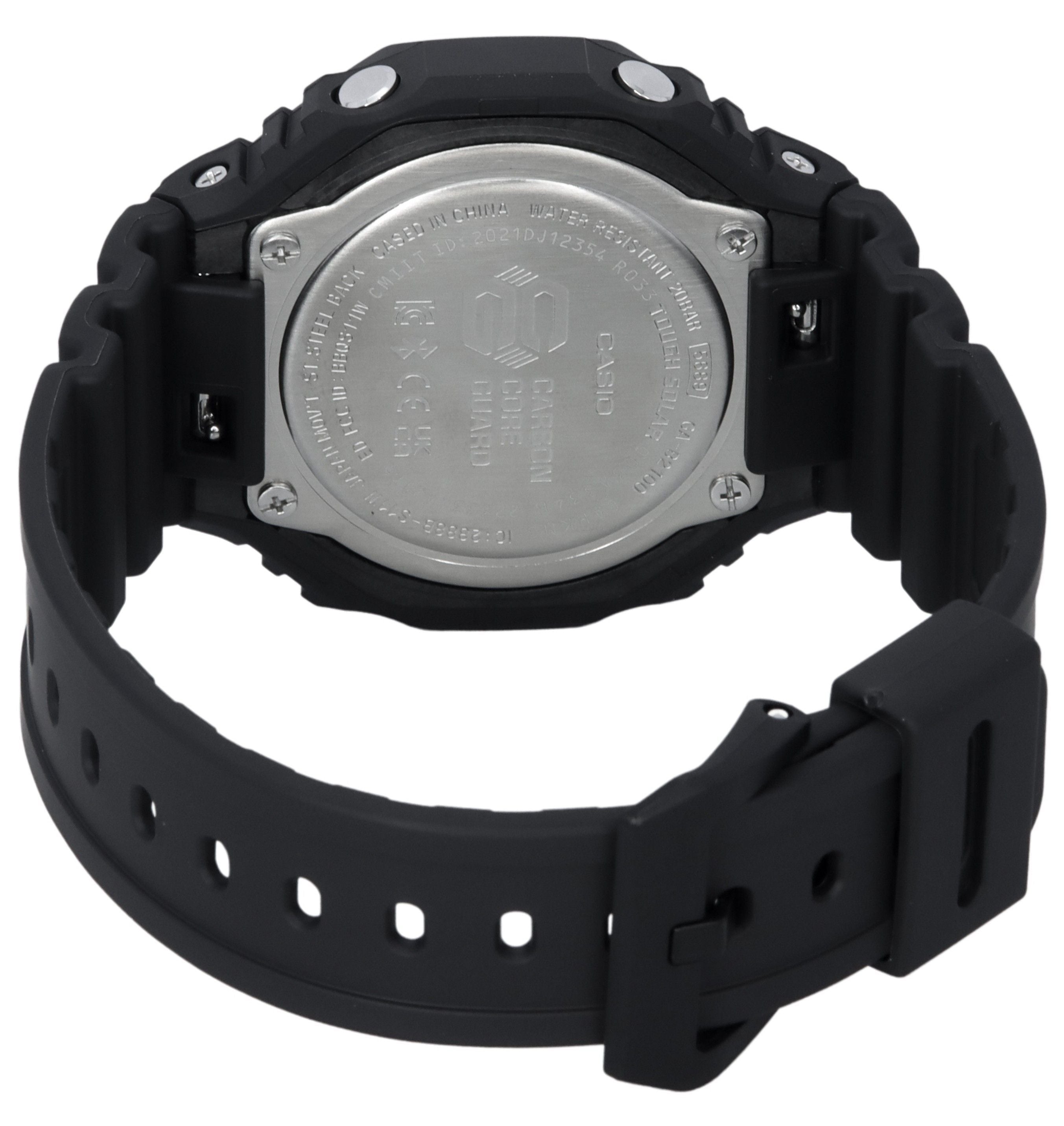 Casio G - Shock Analog Digital Mobile Link Black Resin Strap Tough Solar Power GA - B2100 - 1A 200M Men's Watch - Prestige Stones