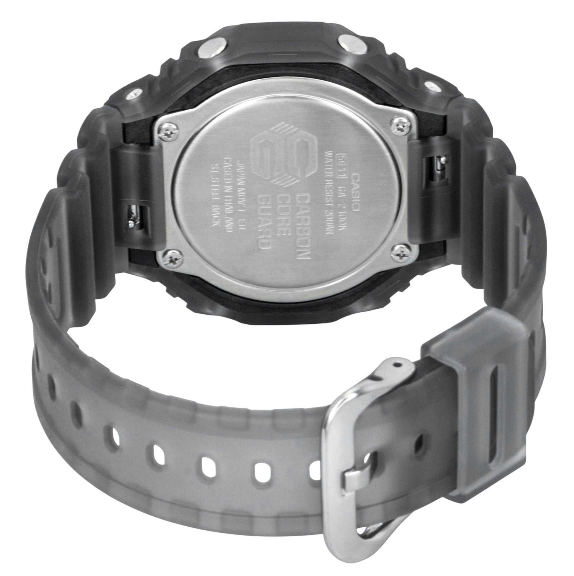 Casio G - Shock Analog Digital Resin Strap Black Dial Quartz GA - 2100K - 1A 200M Men's Watch - Prestige Stones