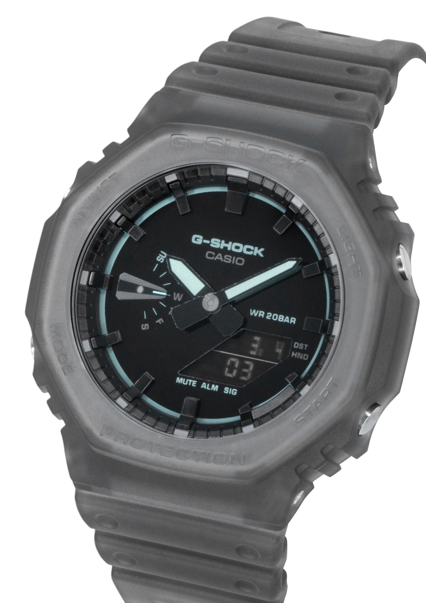 Casio G - Shock Analog Digital Resin Strap Black Dial Quartz GA - 2100K - 1A 200M Men's Watch - Prestige Stones