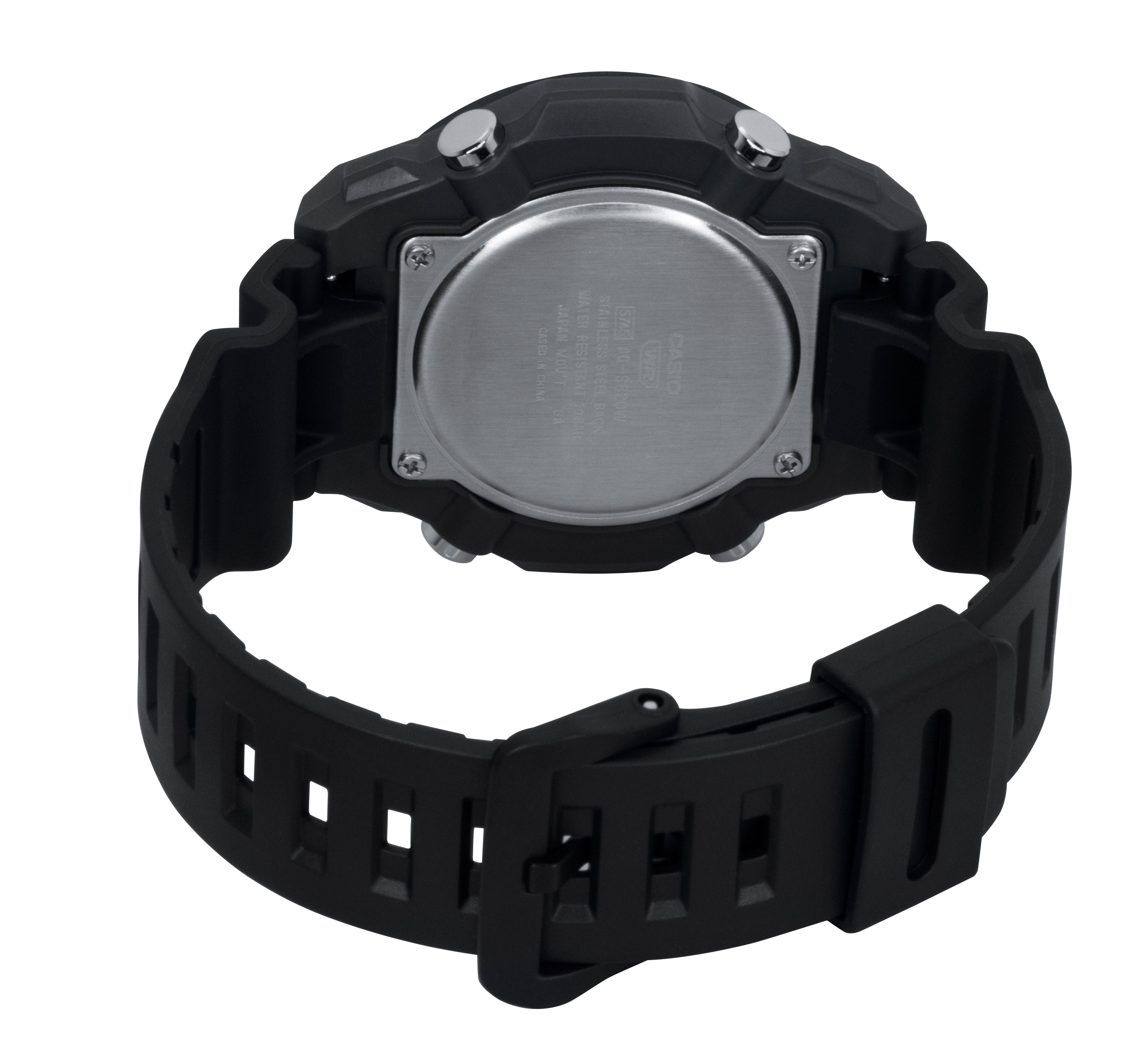 Casio G - Shock Analog Digital Resin Strap Black Dial Solar AQ - S820W - 1AV 100M Men's Watch - Prestige Stones
