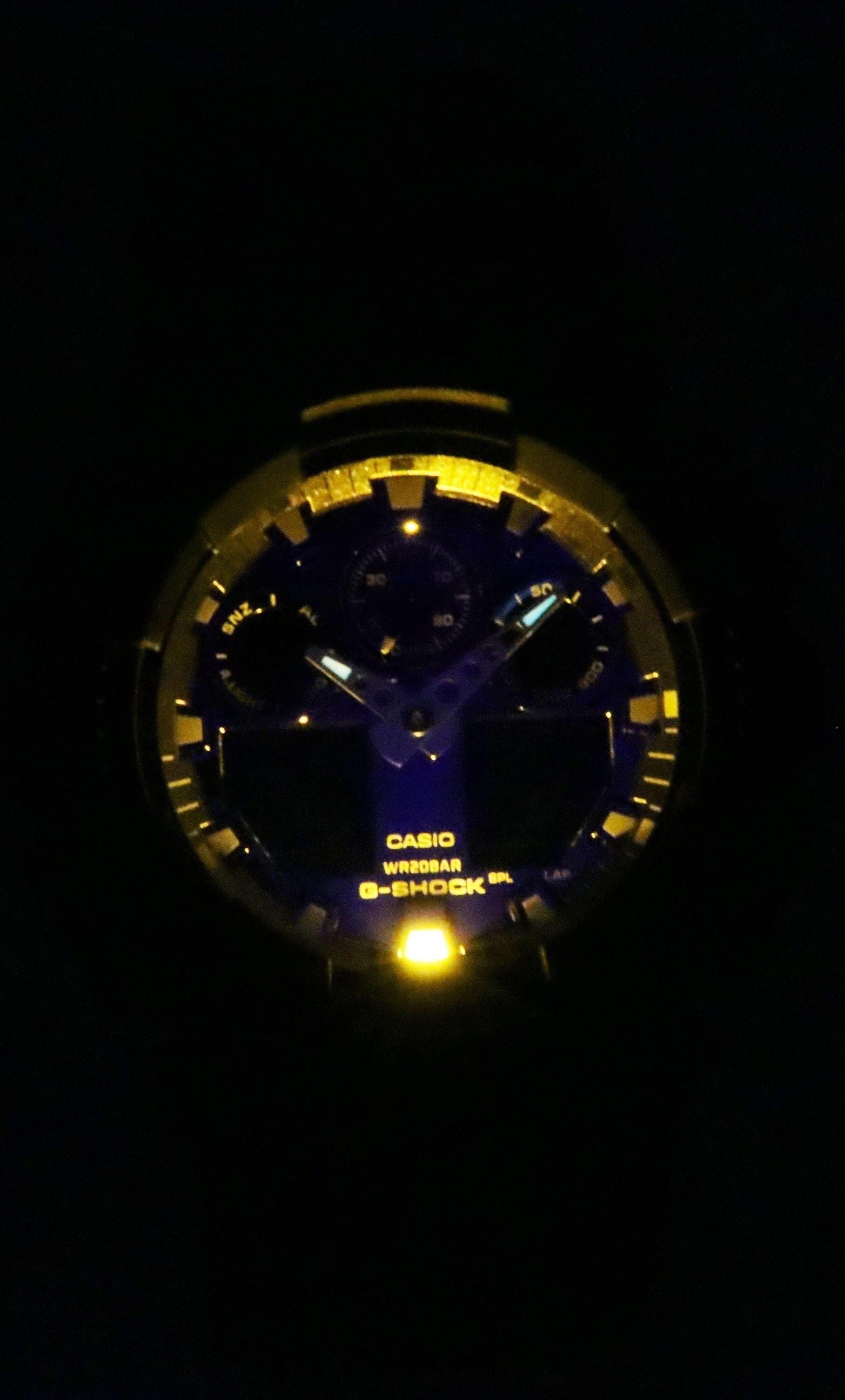 Casio G - Shock Analog Digital Resin Strap Blue Dial Quartz GA - 100FL - 1A 200M Men's Watch - Prestige Stones