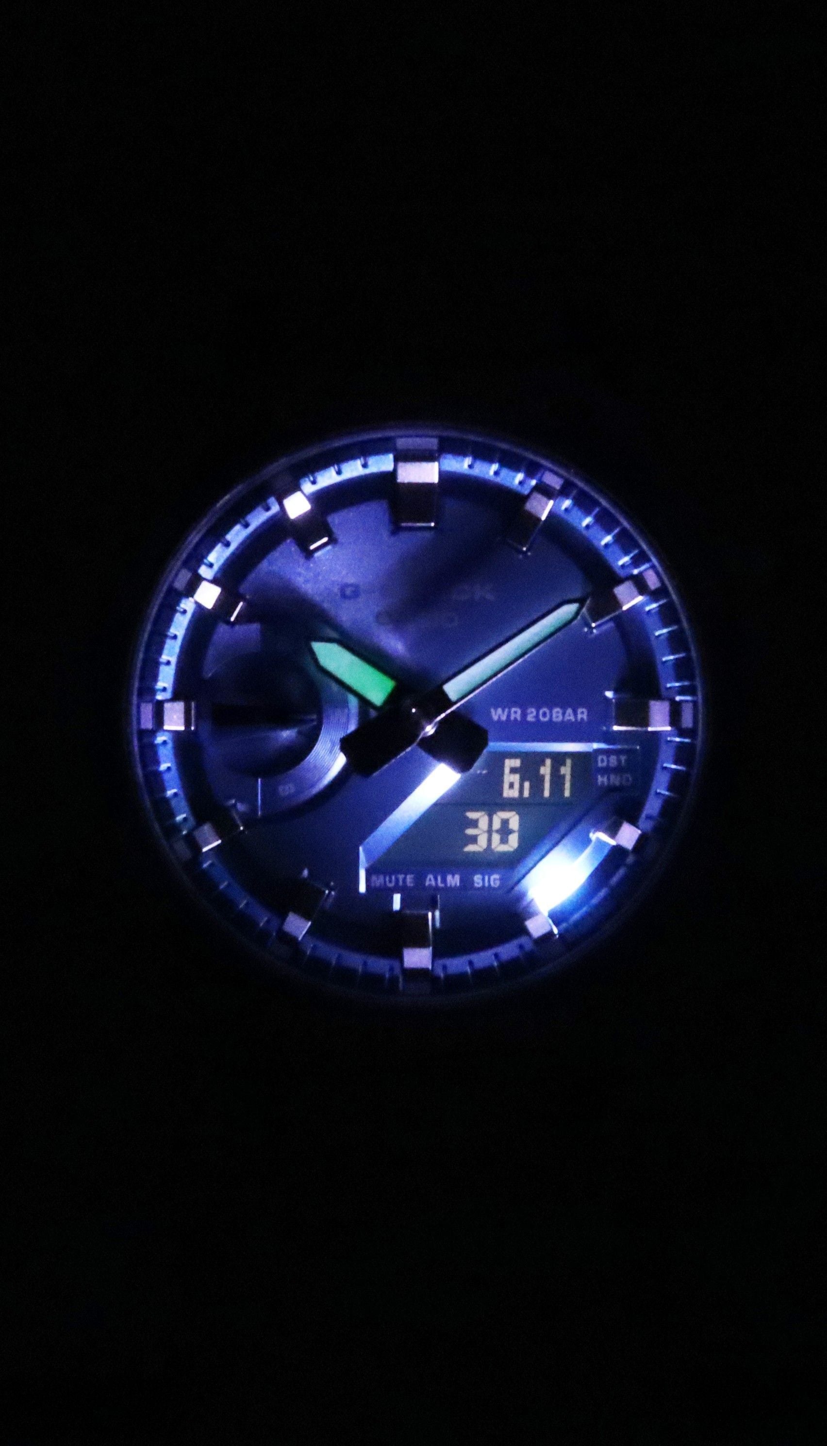 Casio G - Shock Analog Digital Resin Strap Blue Dial Quartz GA - 2100BM - 7A2 200M Unisex Watch - Prestige Stones