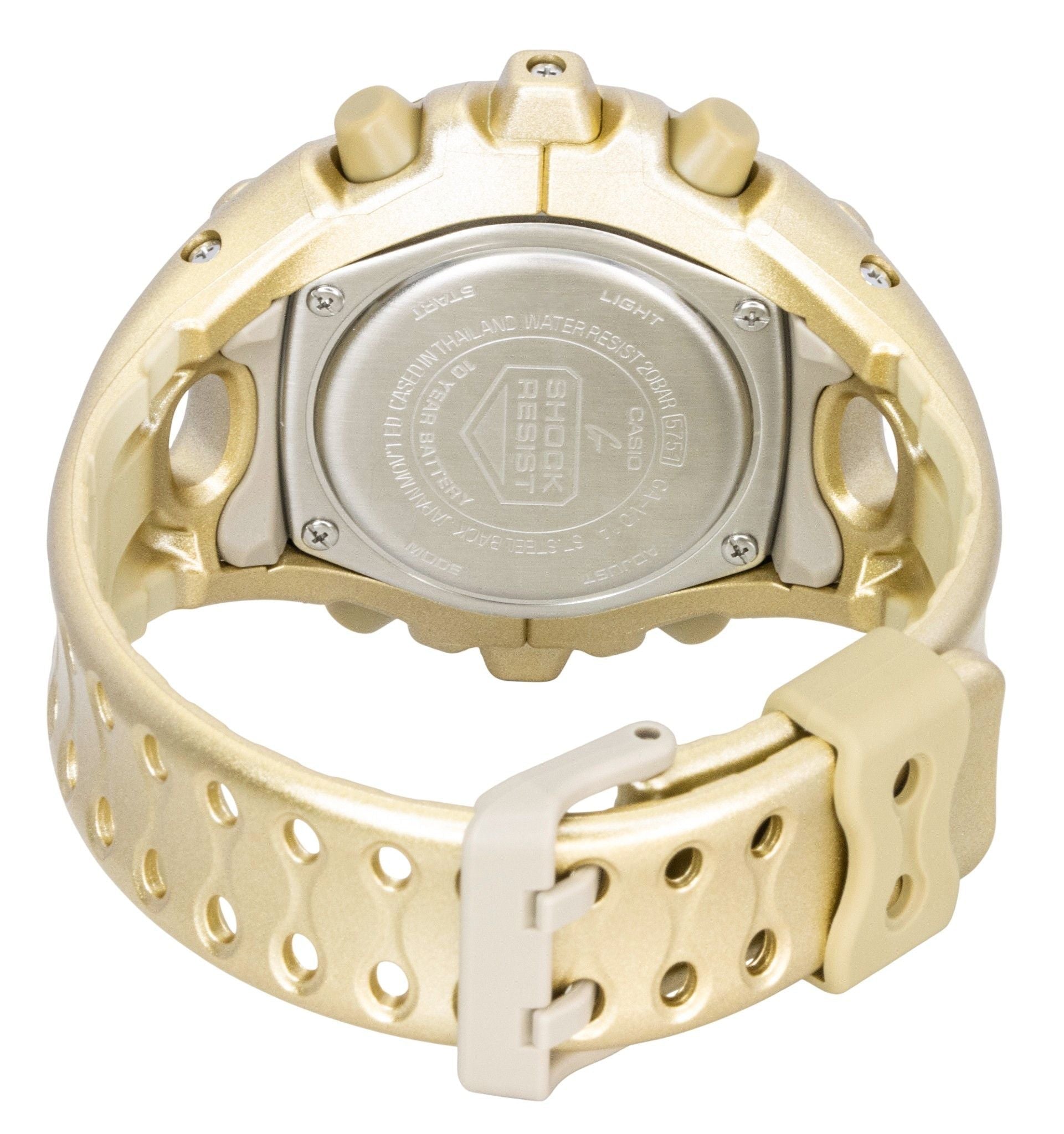 Casio G - Shock Analog Digital Resin Strap Gold Dial Quartz GA - V01A - 9A 200M Unisex Watch - Prestige Stones