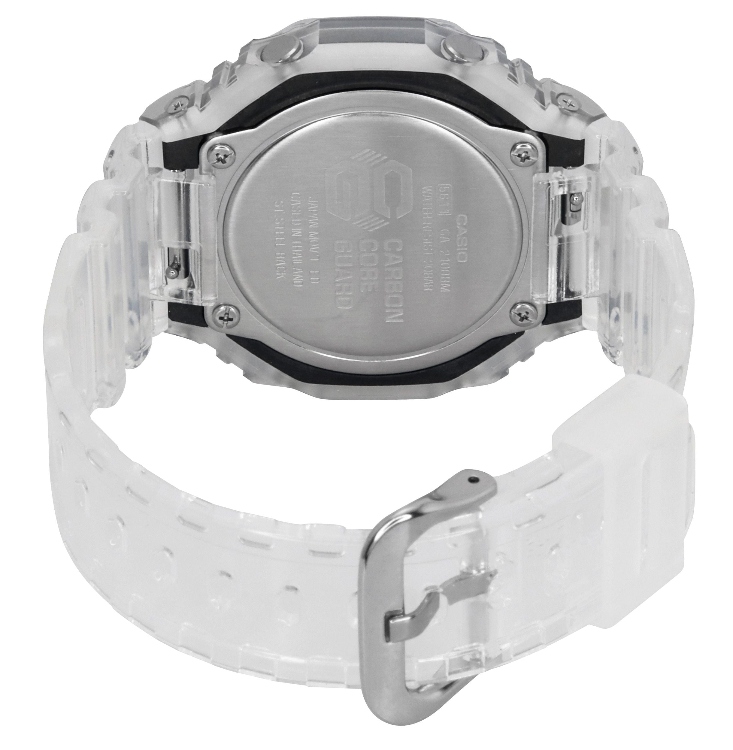 Casio G - Shock Analog Digital Resin Strap Grey Dial Quartz GA - 2100BM - 7A8 200M Unisex Watch - Prestige Stones