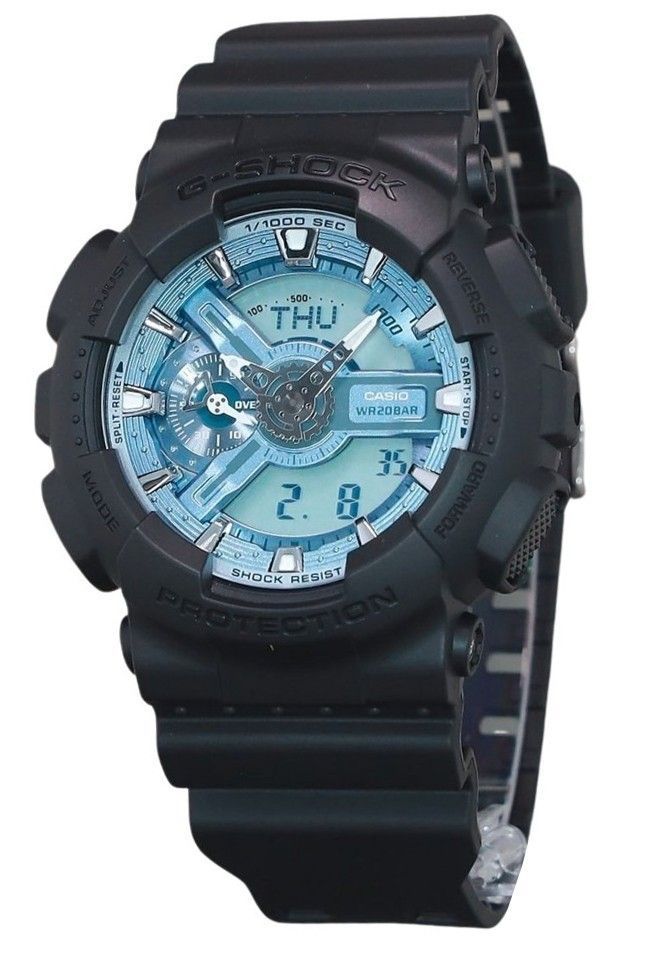 Casio G - Shock Analog Digital Resin Strap Ocean Blue Dial Quartz GA - 110CD - 1A2 200M Men's Watch - Prestige Stones