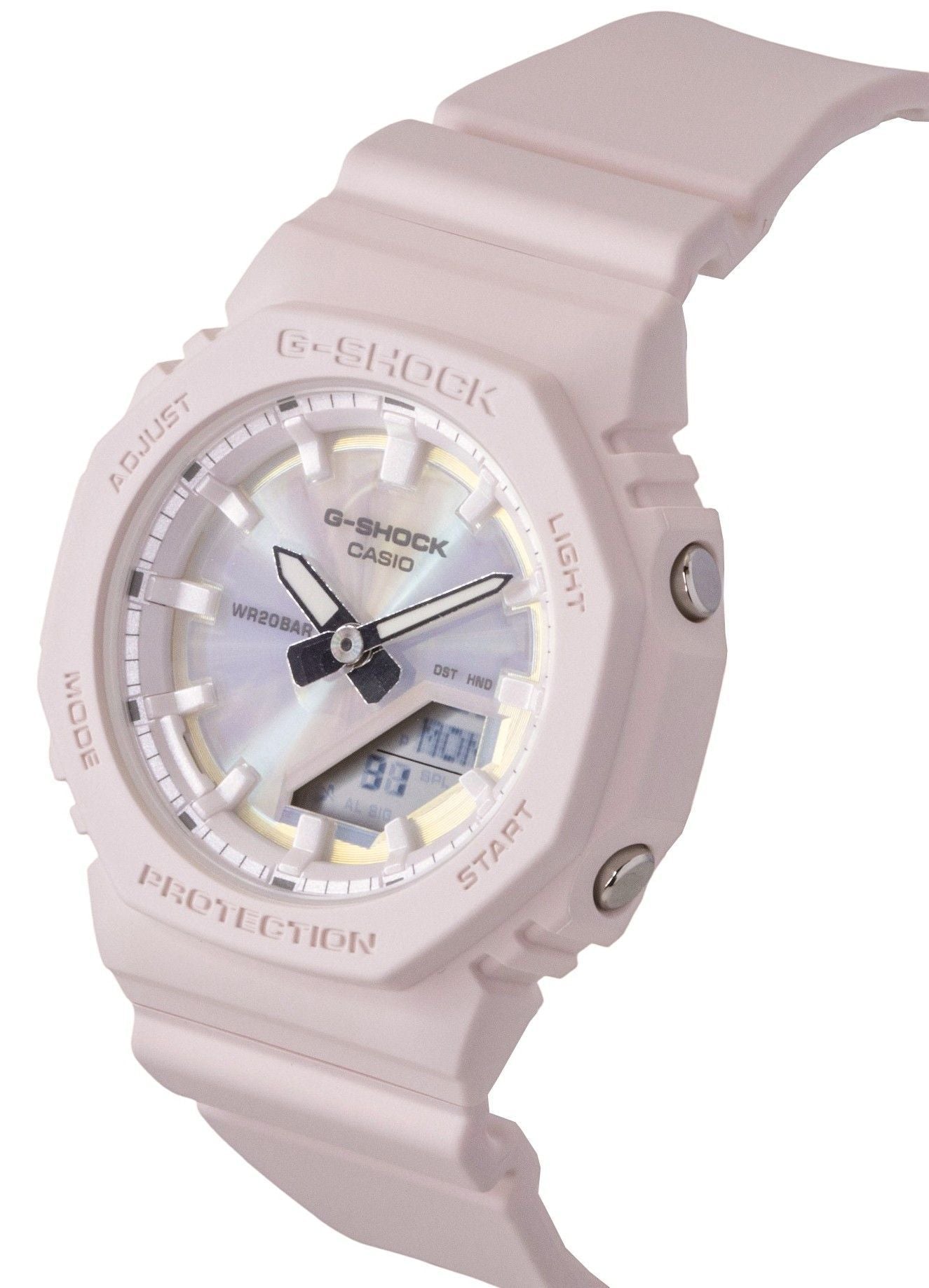 Casio G - Shock Analog Digital Resin Strap Polarized Pink Dial Quartz GMA - P2100PC - 4A 200M Women's Watch - Prestige Stones