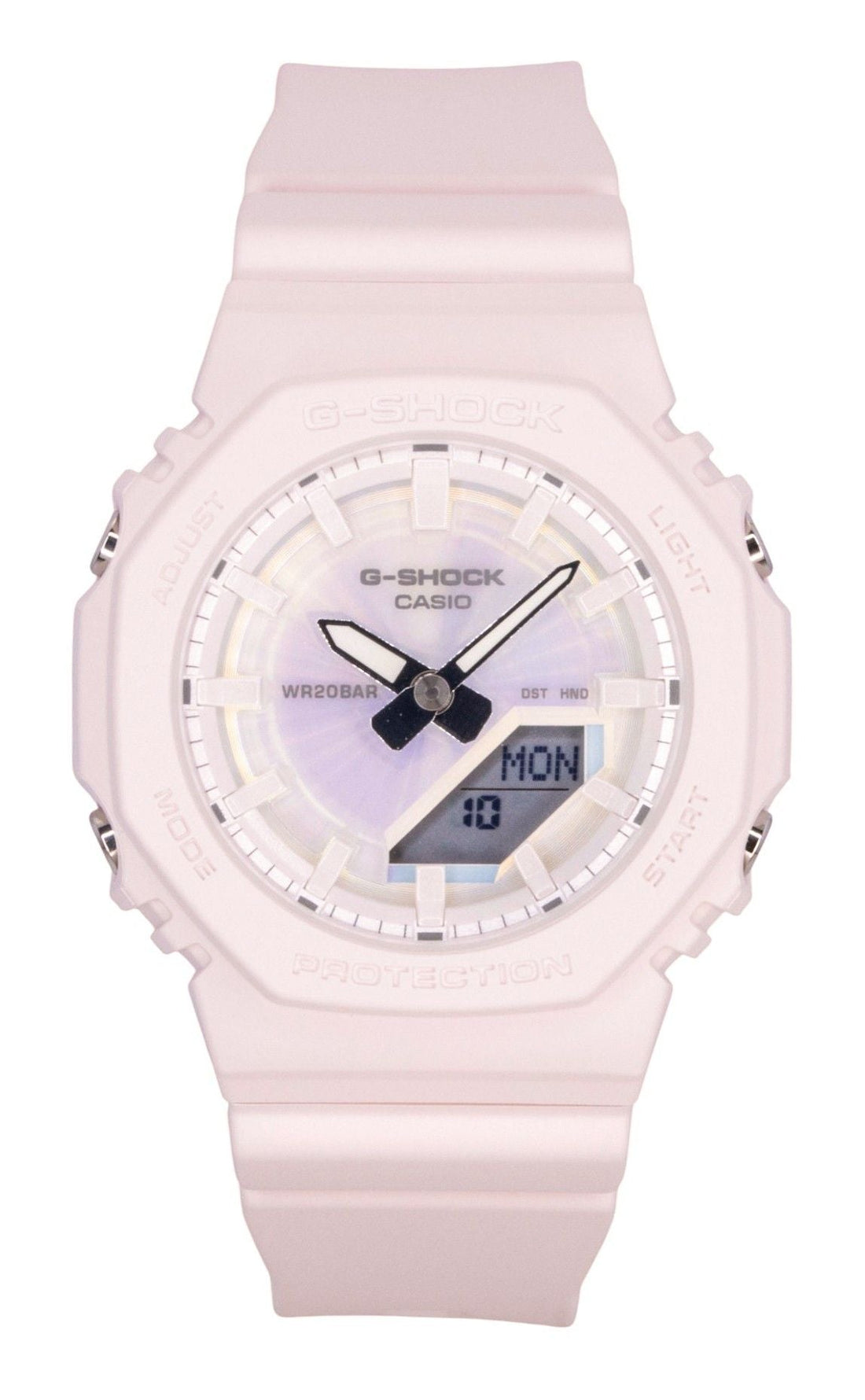 Casio G - Shock Analog Digital Resin Strap Polarized Pink Dial Quartz GMA - P2100PC - 4A 200M Women's Watch - Prestige Stones