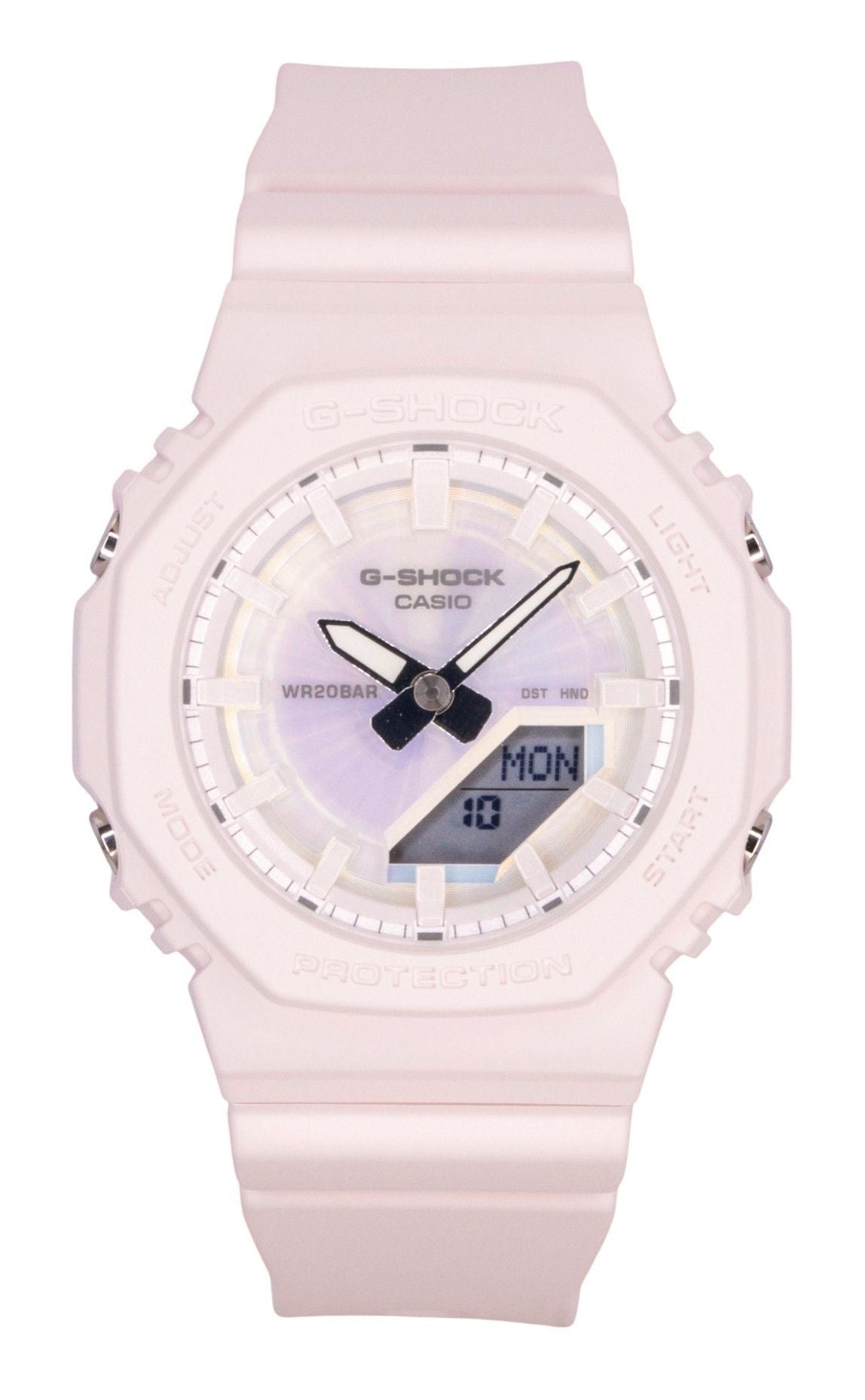 Casio G - Shock Analog Digital Resin Strap Polarized Pink Dial Quartz GMA - P2100PC - 4A 200M Women's Watch - Prestige Stones