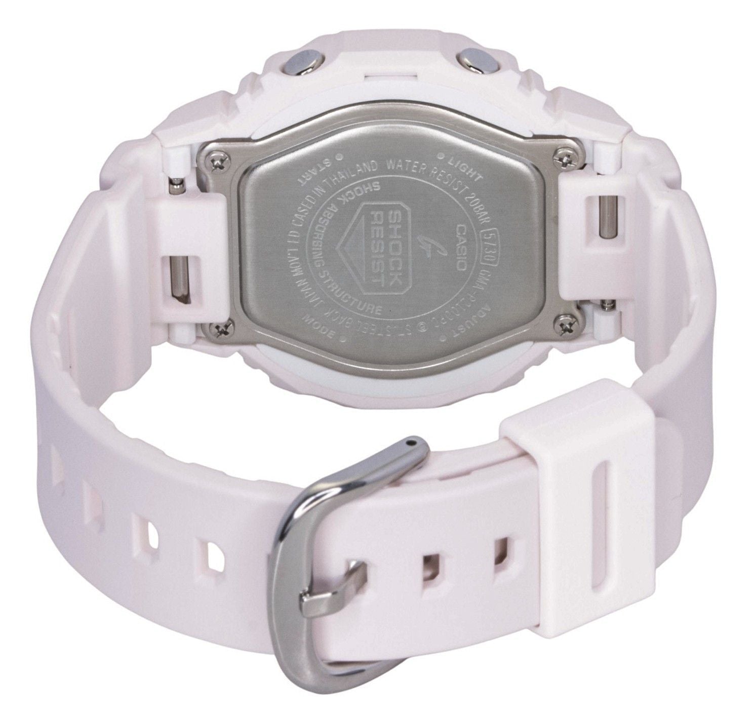 Casio G - Shock Analog Digital Resin Strap Polarized Pink Dial Quartz GMA - P2100PC - 4A 200M Women's Watch - Prestige Stones