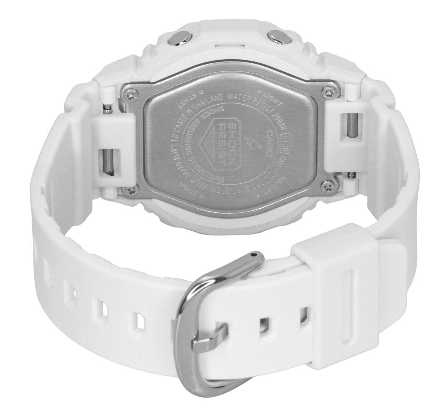 Casio G - Shock Analog Digital Resin Strap Polarized White Dial Quartz GMA - P2100PC - 7A 200M Women's Watch - Prestige Stones