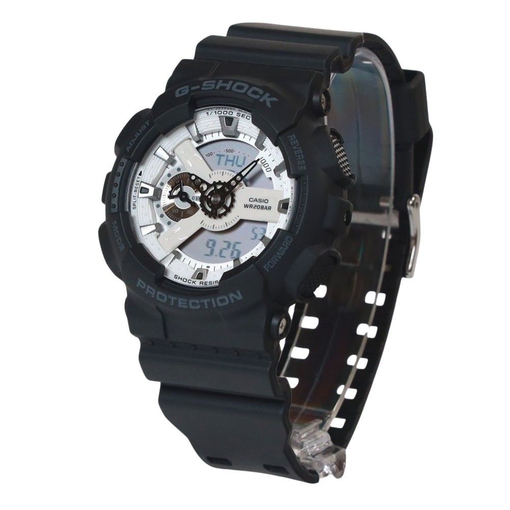 Casio G - Shock Analog Digital Resin Strap White Dial Quartz GA - 110WD - 1A 200M Men's Watch - Prestige Stones