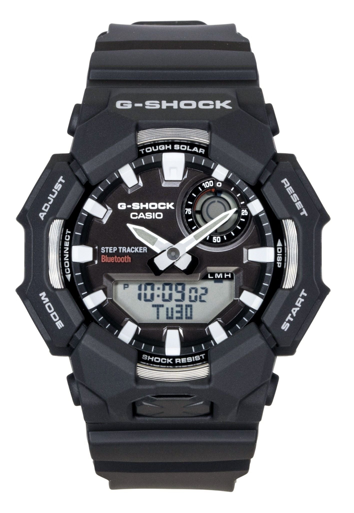 Casio G - Shock Analog Digital Smartphone Link Bio - Based Resin Black Dial Solar GA - B010 - 1A 200M Men's Watch - Prestige Stones