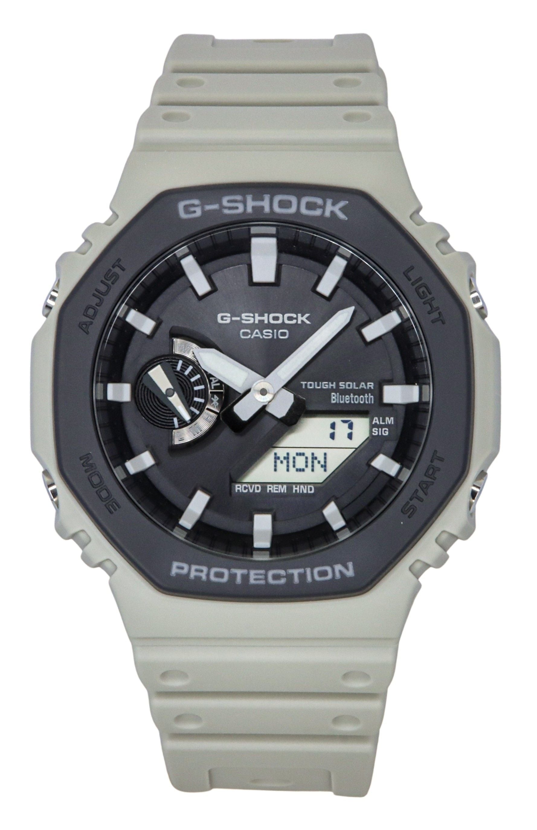 Casio G - Shock Analog Digital Smartphone Link Bio - Based Resin Strap Black Dial Tough Solar GA - B2100LUU - 5A 200M Men's Watch - Prestige Stones