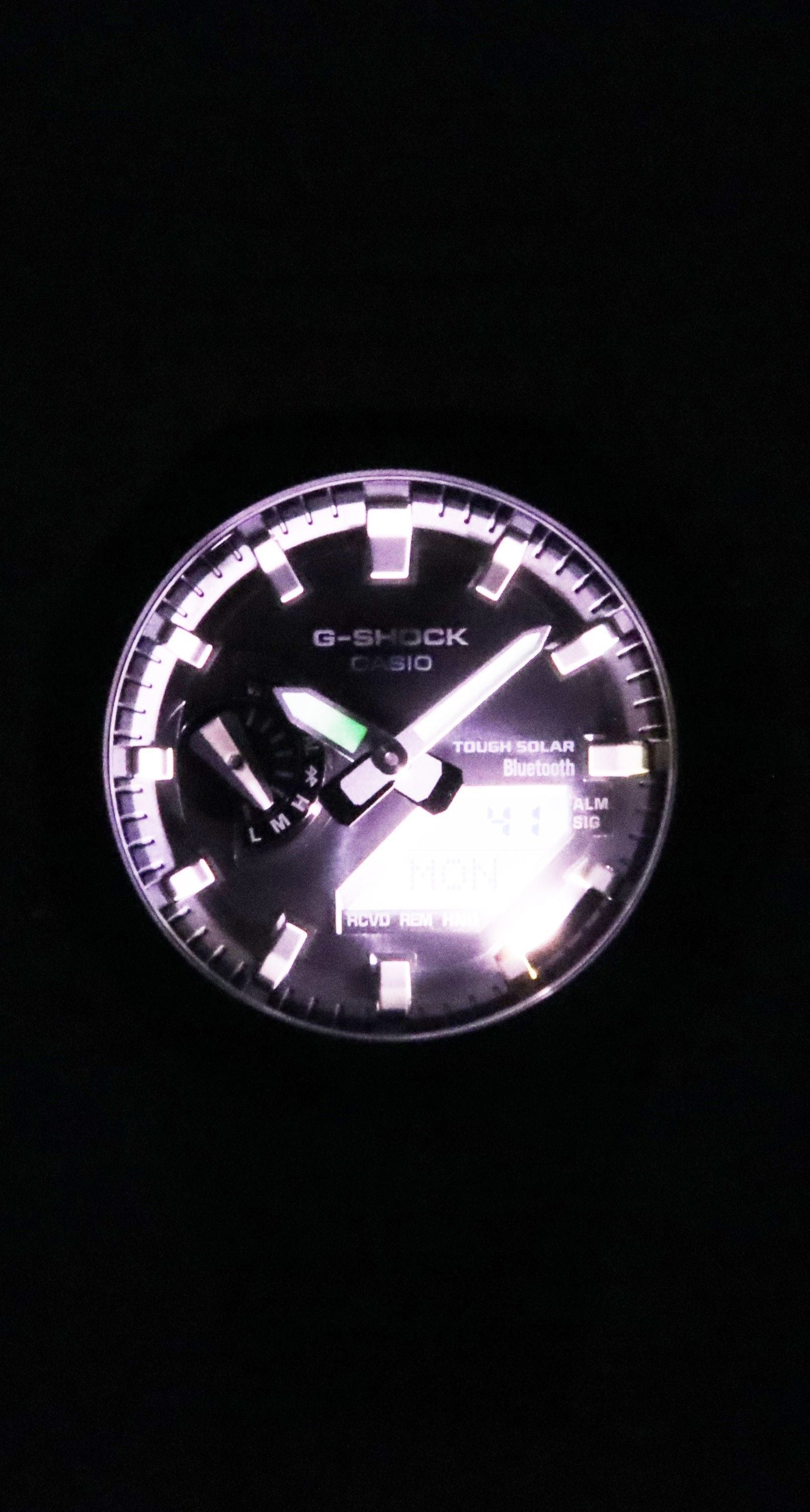 Casio G - Shock Analog Digital Smartphone Link Bio - Based Resin Strap Black Dial Tough Solar GA - B2100LUU - 5A 200M Men's Watch - Prestige Stones